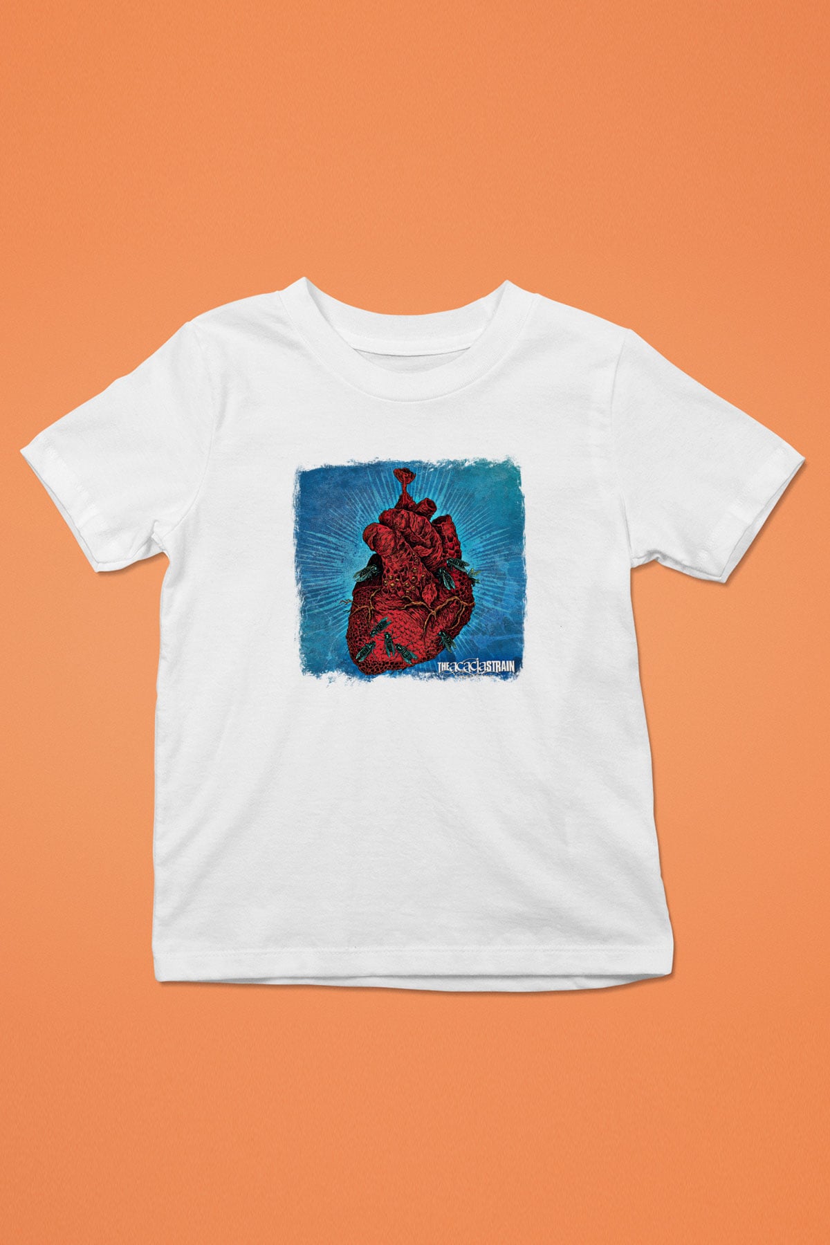 Acacia Strain Baskılı Unisex Beyaz Çocuk Tişört