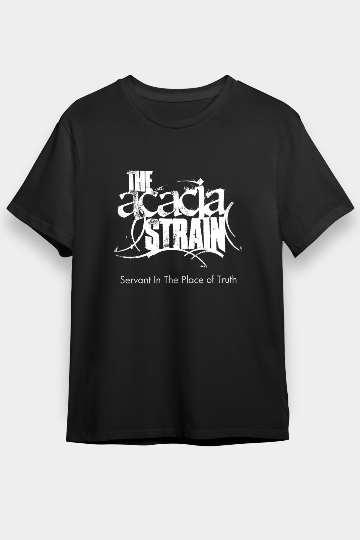 Acacia Strain Baskılı Unisex Siyah Tişört