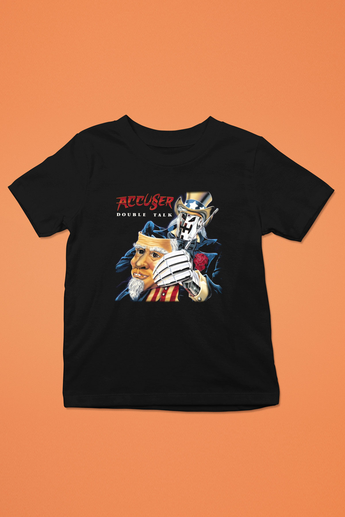 Accuser Baskılı Siyah Unisex Çocuk Tişört