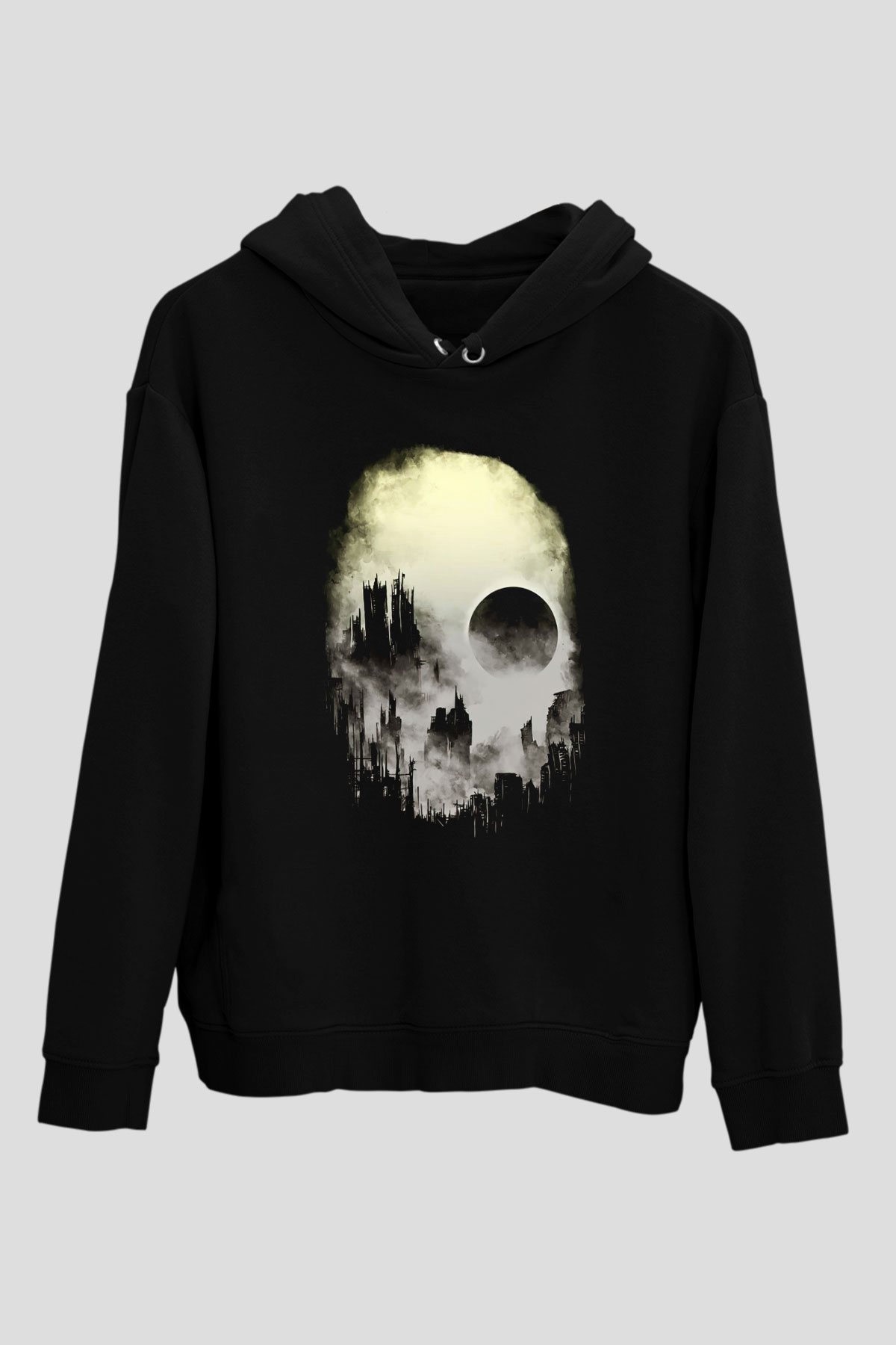 Accuser Siyah Unisex Hoodie