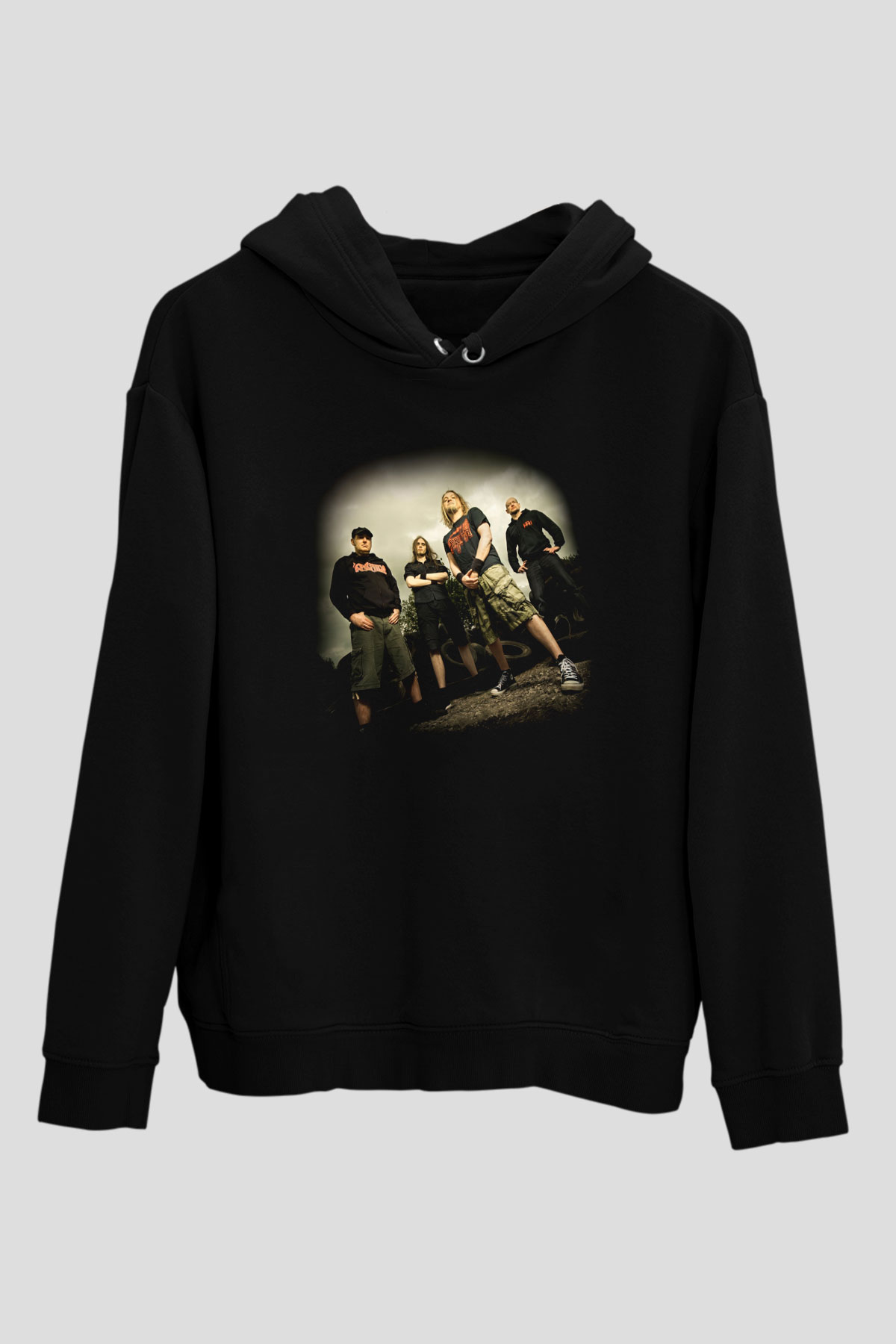 Accuser Siyah Unisex Hoodie
