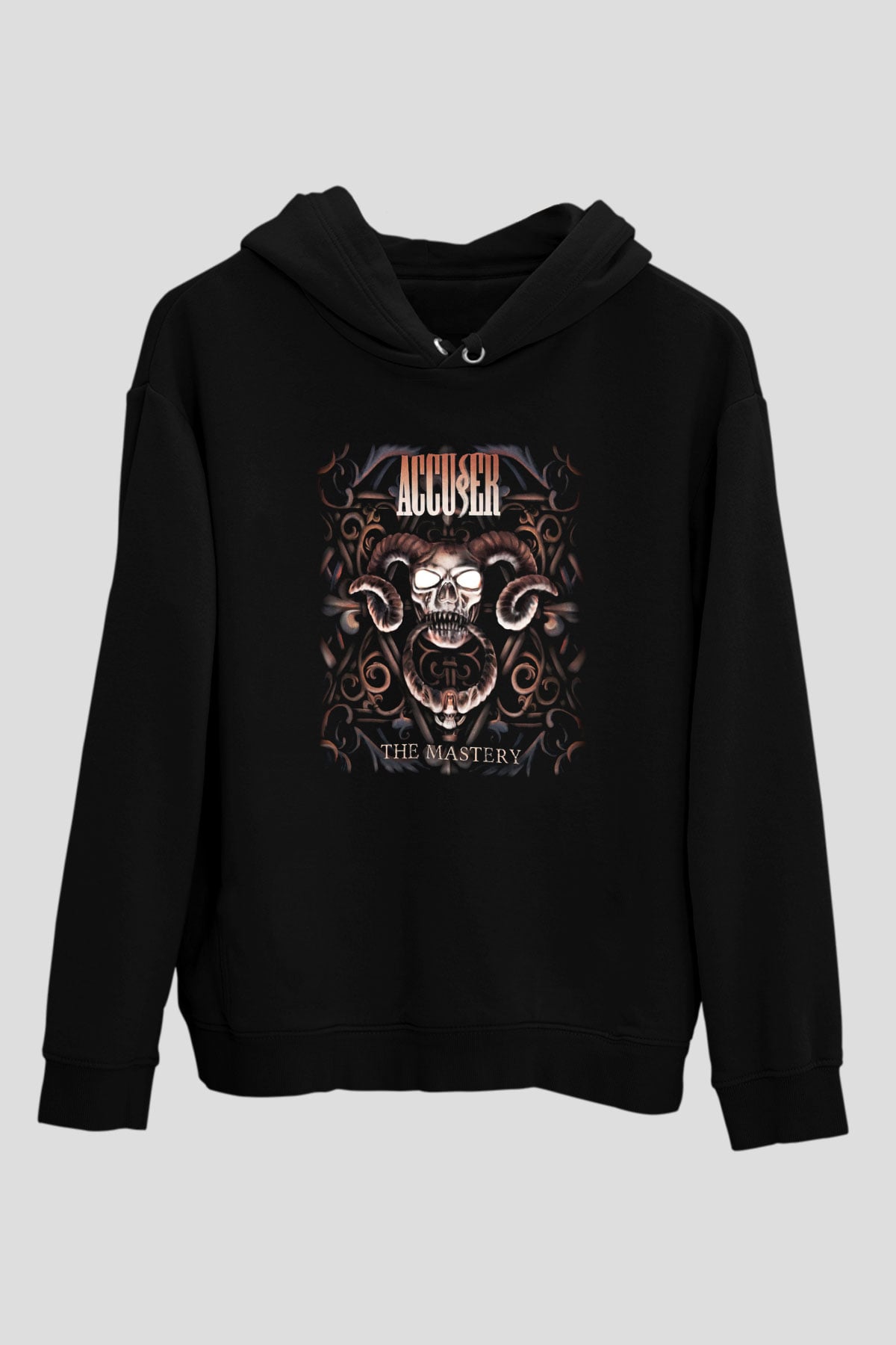 Accuser Siyah Unisex Hoodie