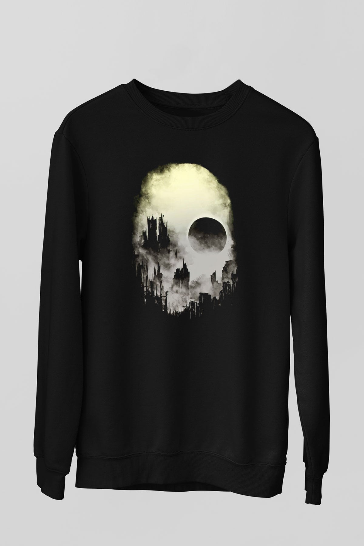 Accuser Siyah Unisex Sweatshirt