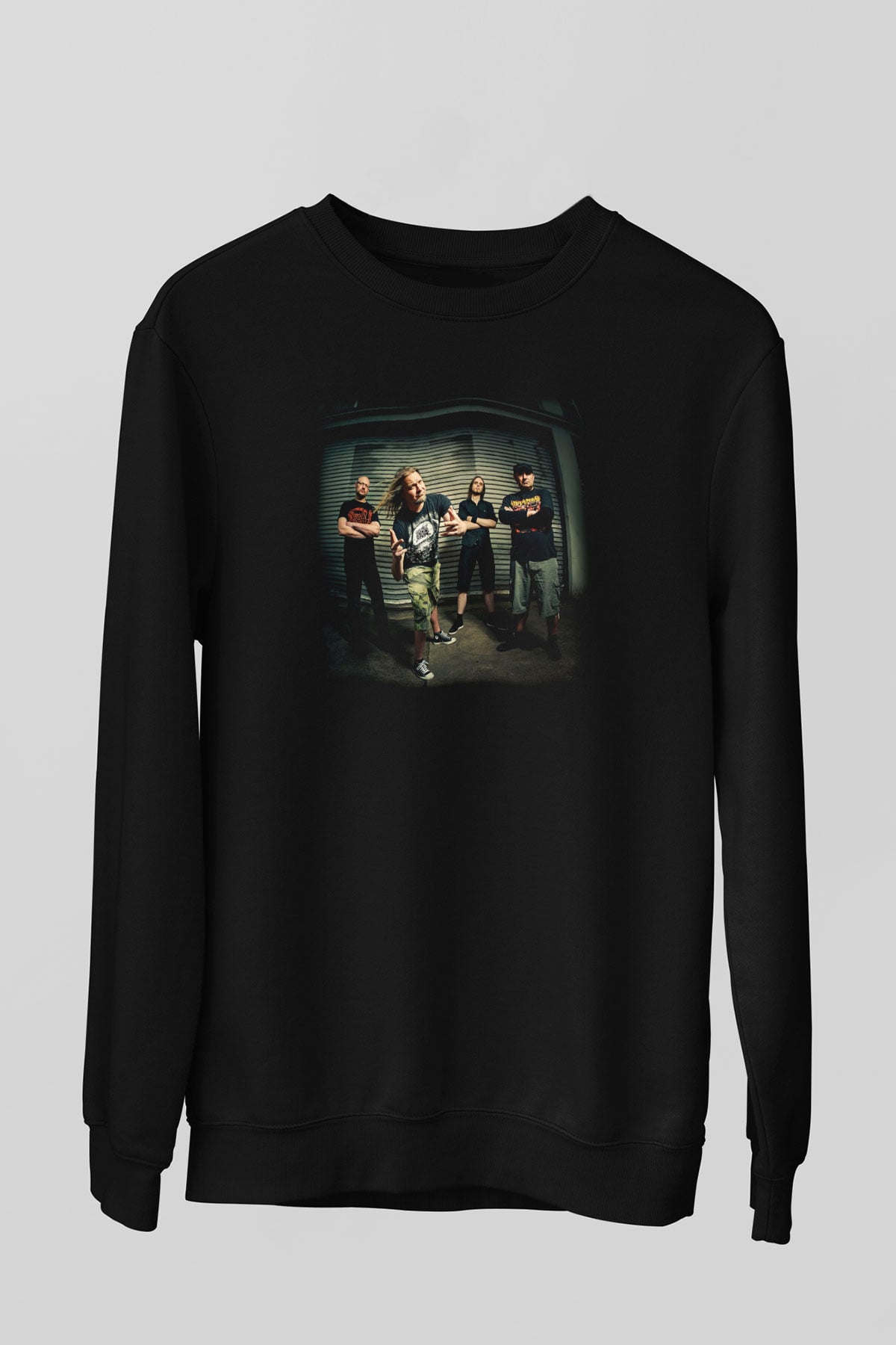 Accuser Siyah Unisex Sweatshirt