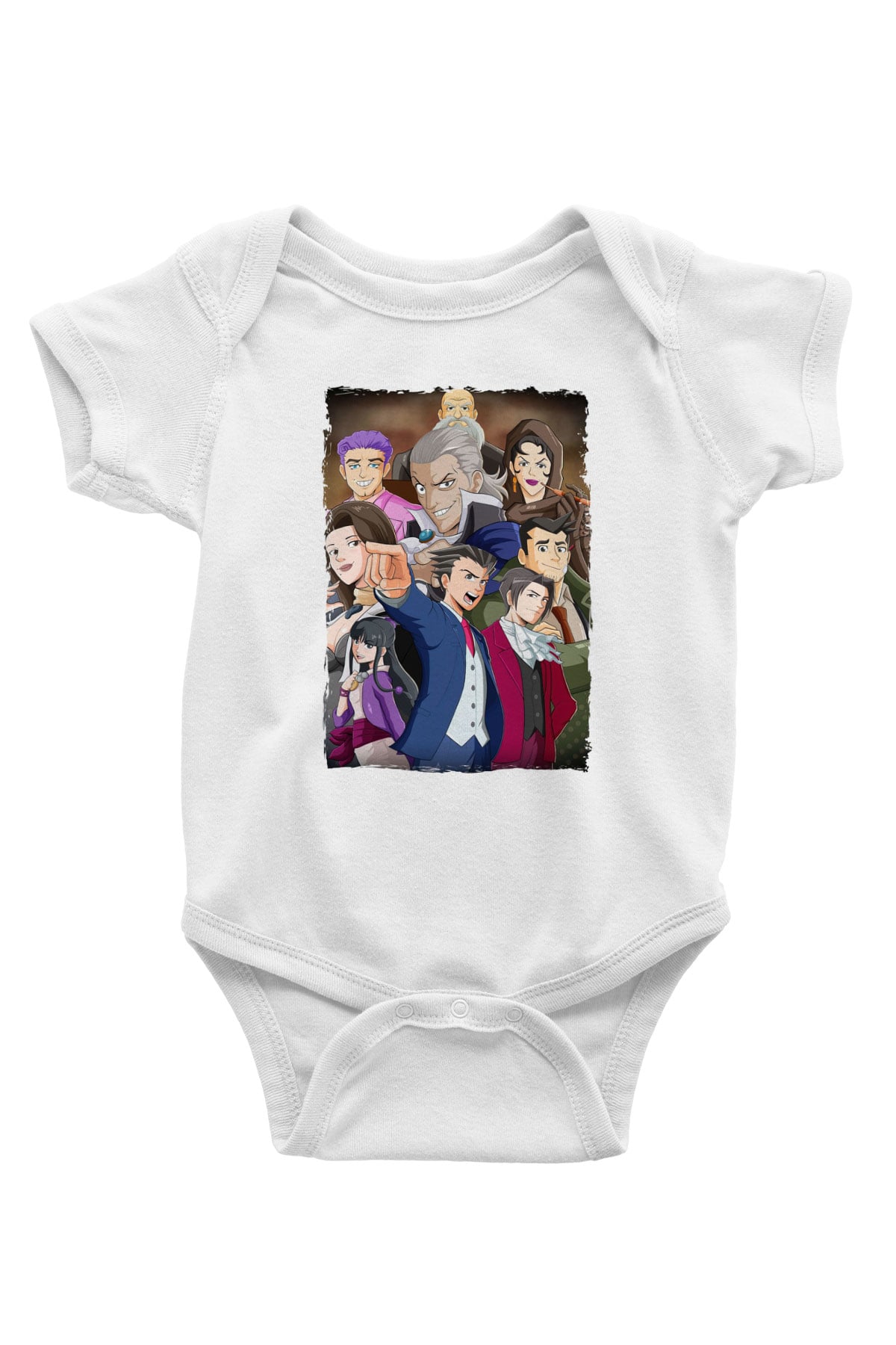 Ace Attorney Beyaz Bebek Body - Zıbın