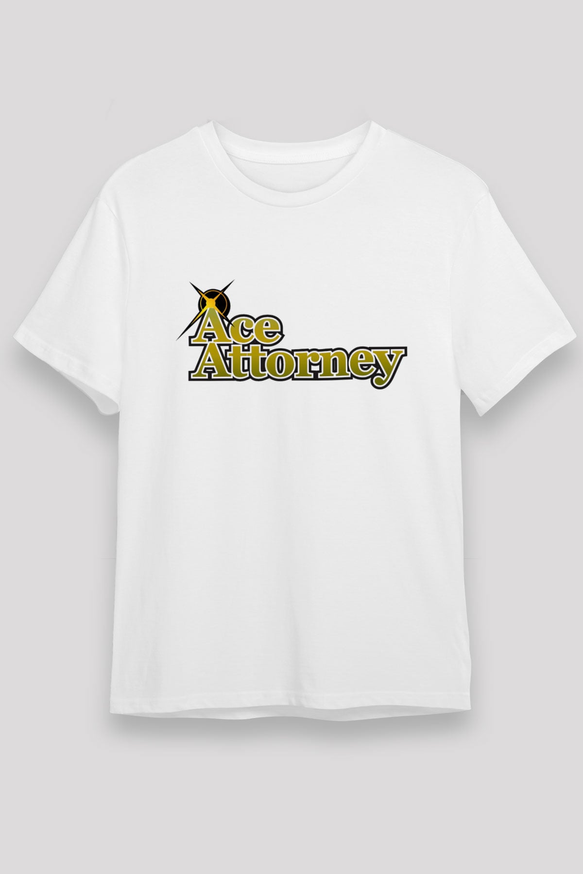 Ace Attorney Beyaz Unisex Tişört T-Shirt
