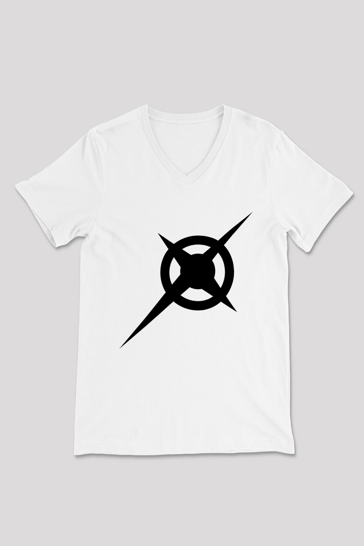 Ace Attorney Beyaz Unisex V Yaka Tişört T-Shirt