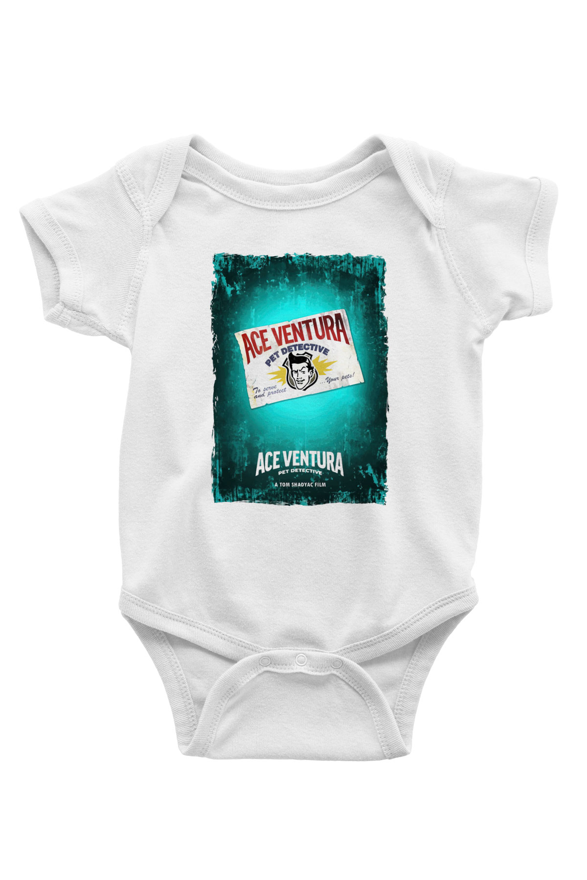 Ace Ventura Beyaz Bebek Body - Zıbın