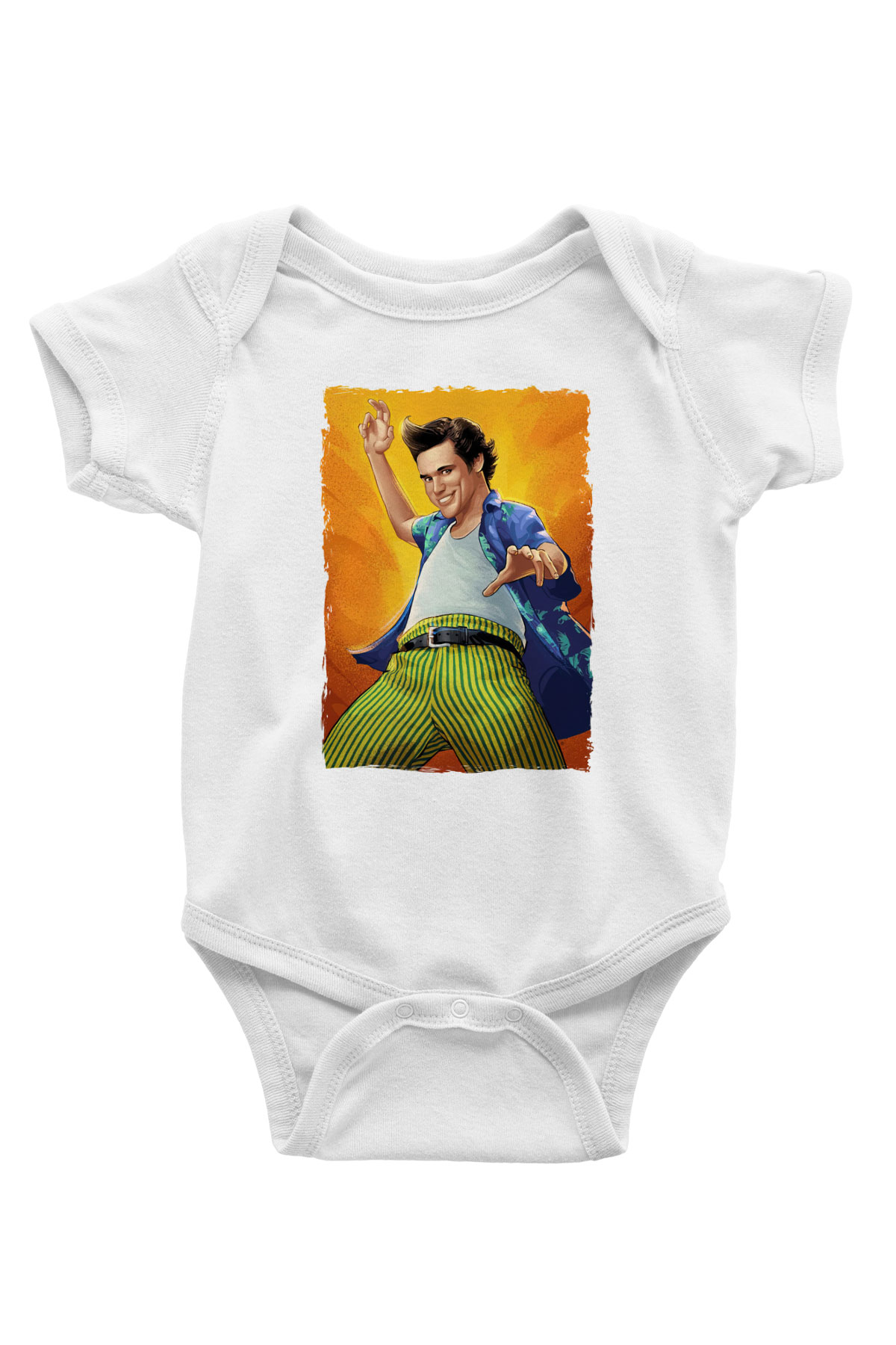 Ace Ventura Beyaz Bebek Body - Zıbın
