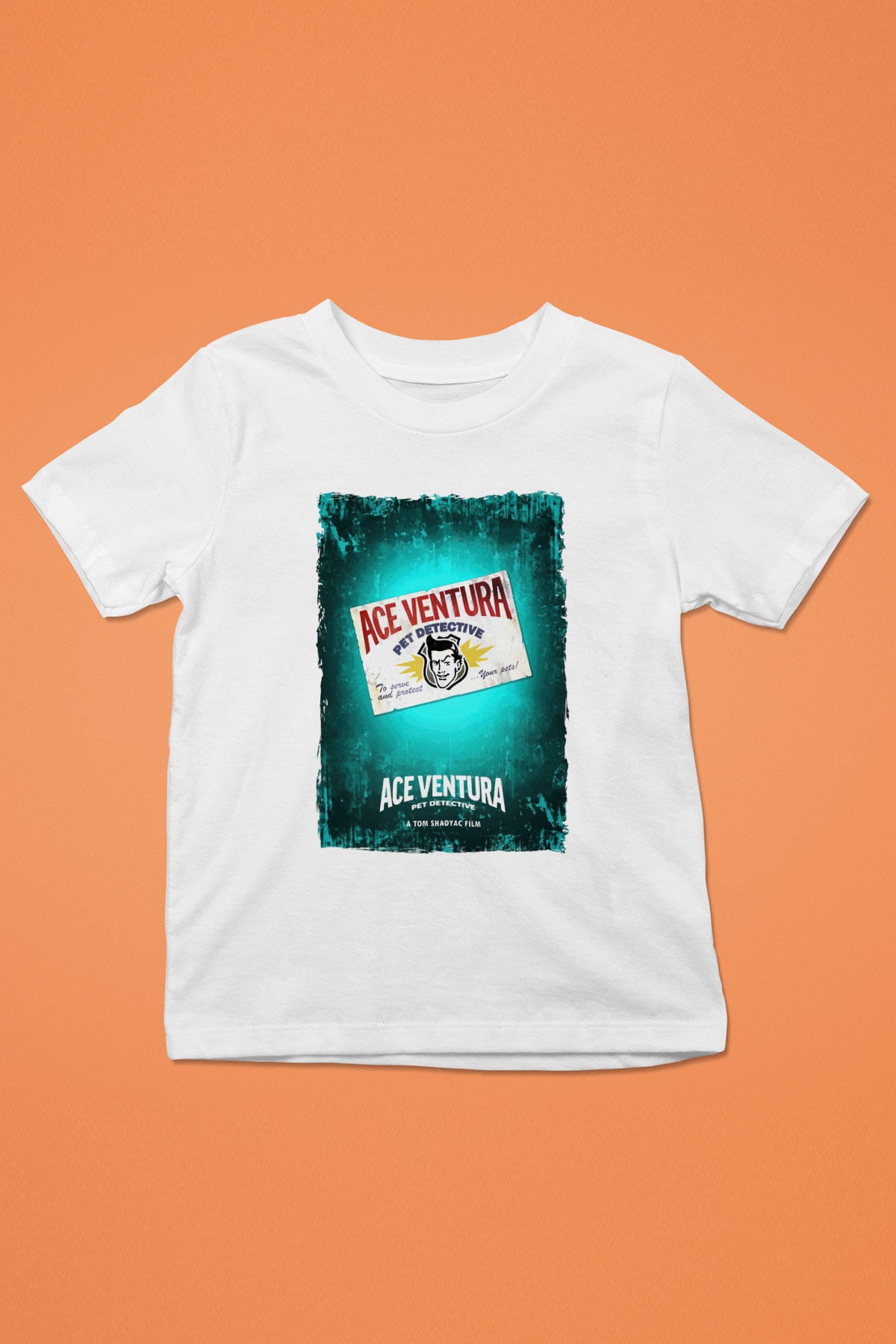 Ace Ventura Beyaz Unisex  Çocuk Tişört