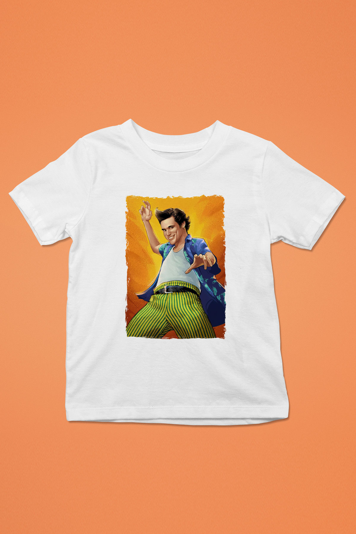 Ace Ventura Beyaz Unisex  Çocuk Tişört