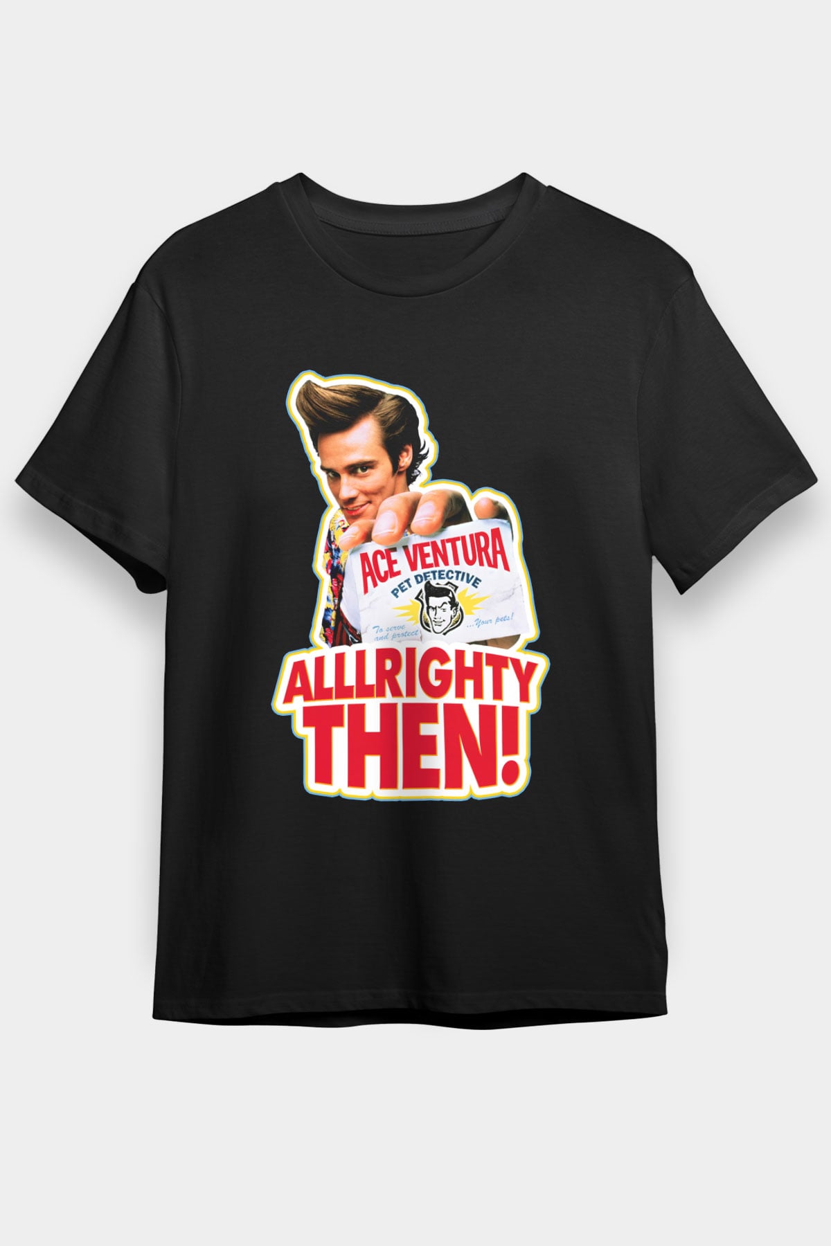 Ace Ventura Beyaz Unisex Tişört