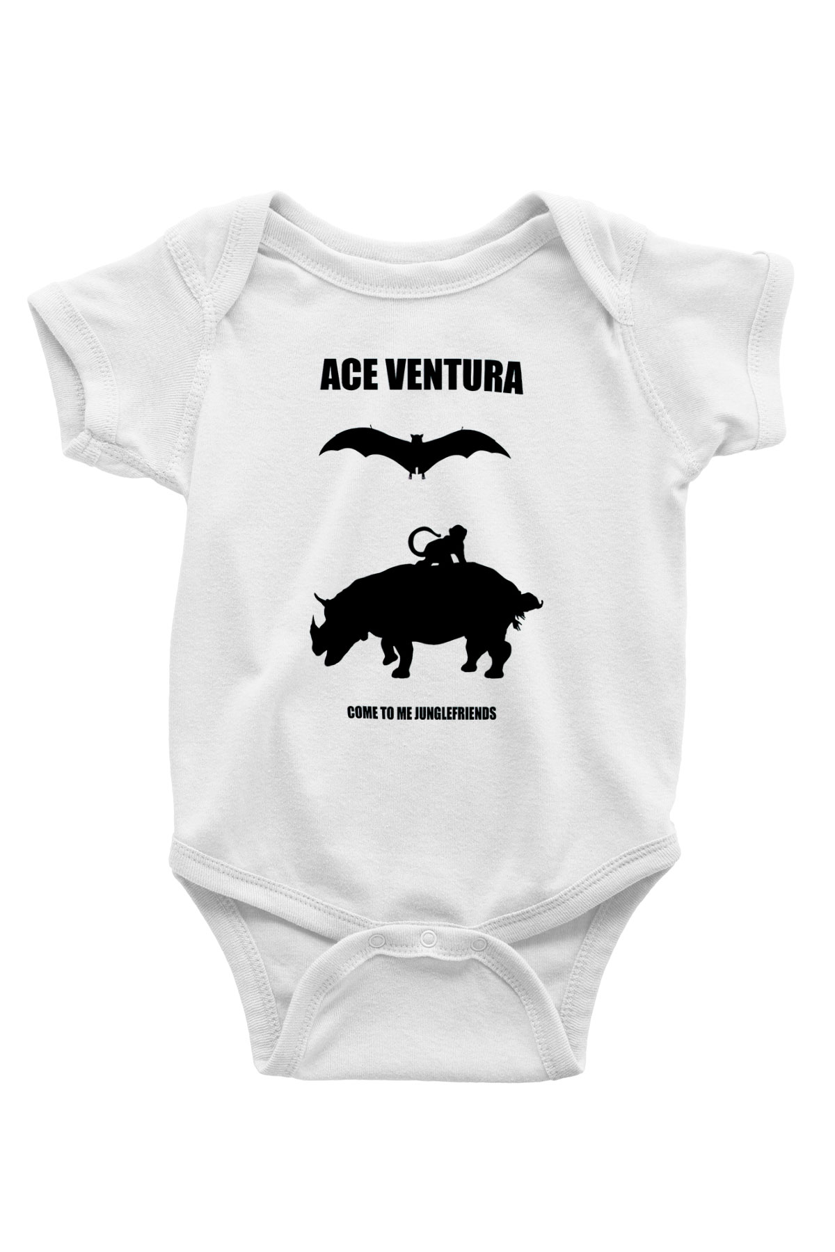 Ace Ventura Siyah Bebek Body - Zıbın