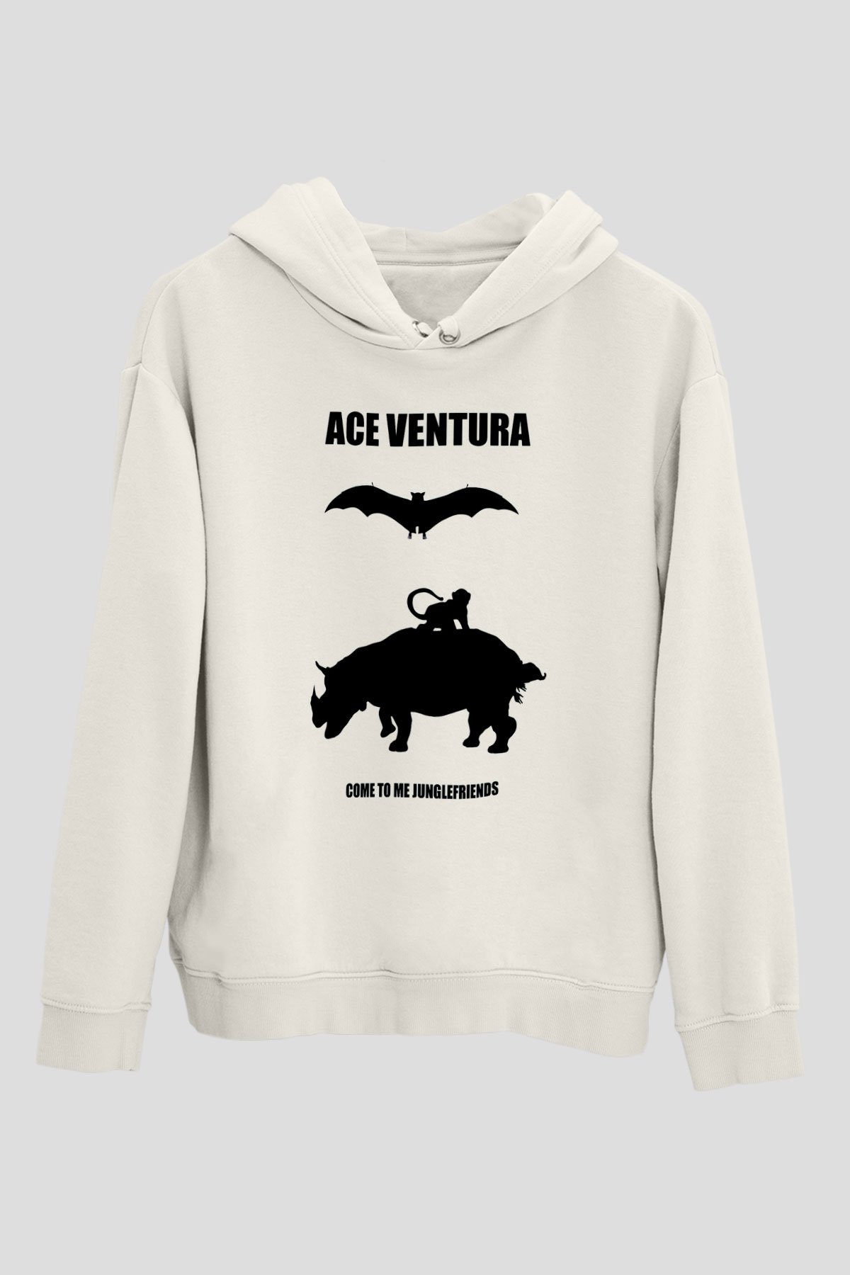 Ace Ventura Siyah Unisex Hoodie