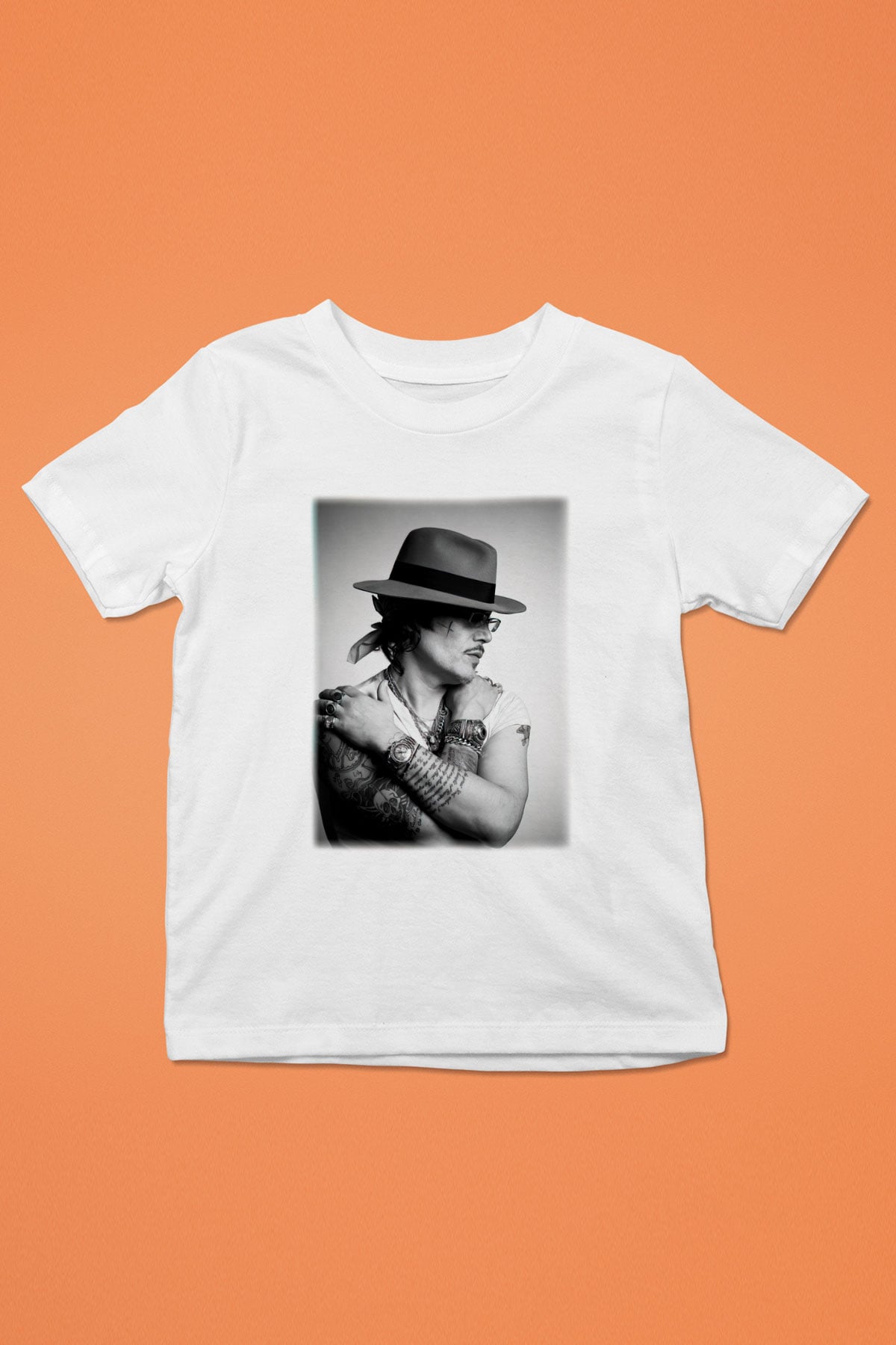Adam Ant Baskılı Beyaz Unisex Çocuk Tişört