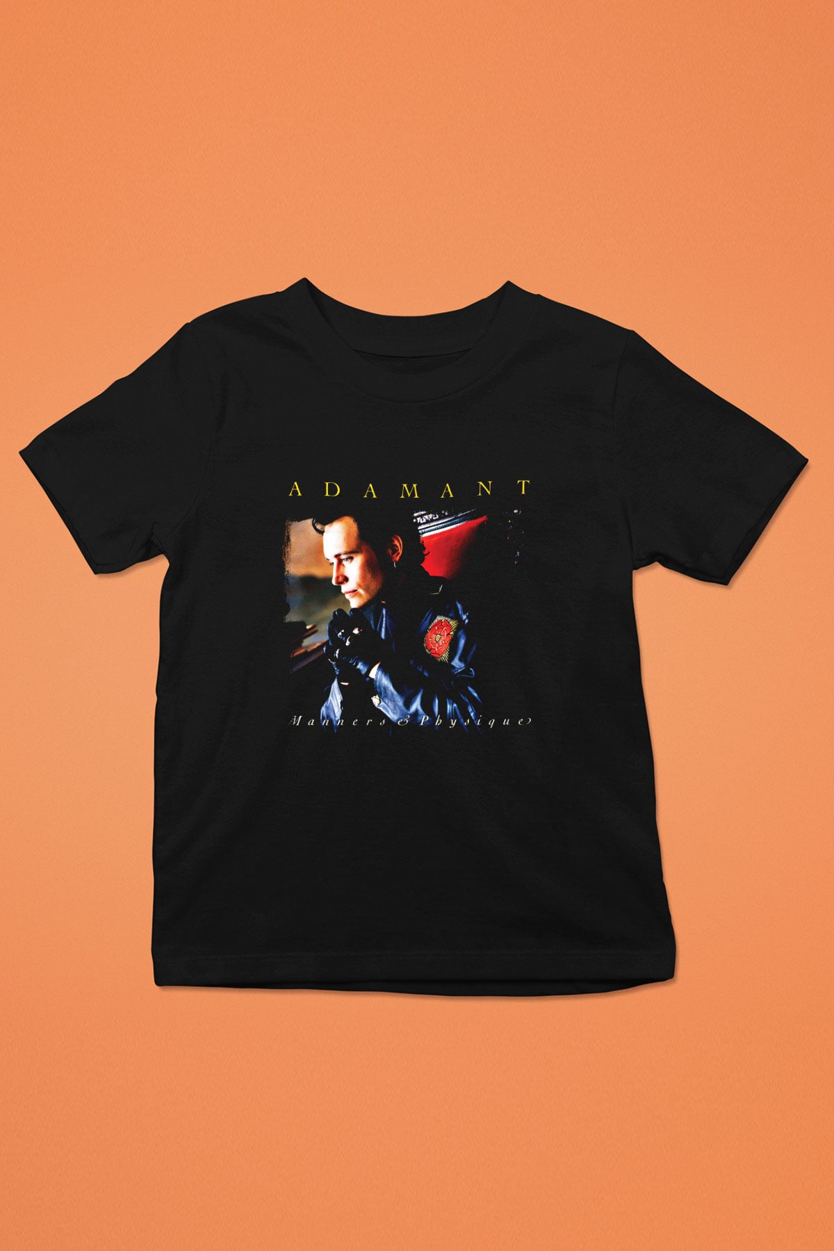 Adam Ant Baskılı Unisex Siyah Çocuk Tişört