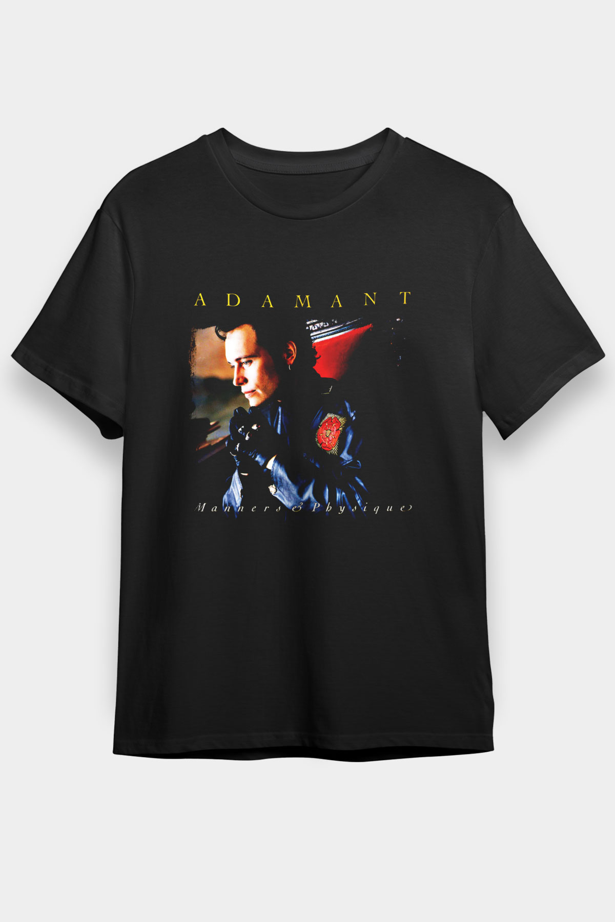 Adam Ant Baskılı Unisex Siyah Tişört