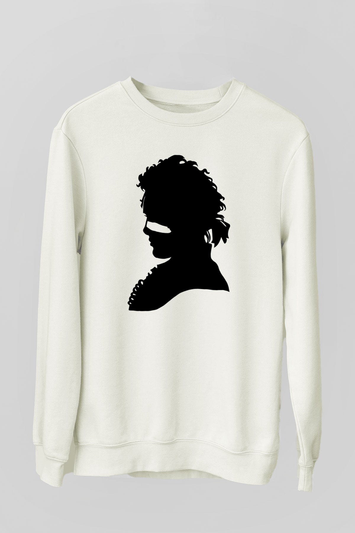 Adam Ant Beyaz Unisex Sweatshirt