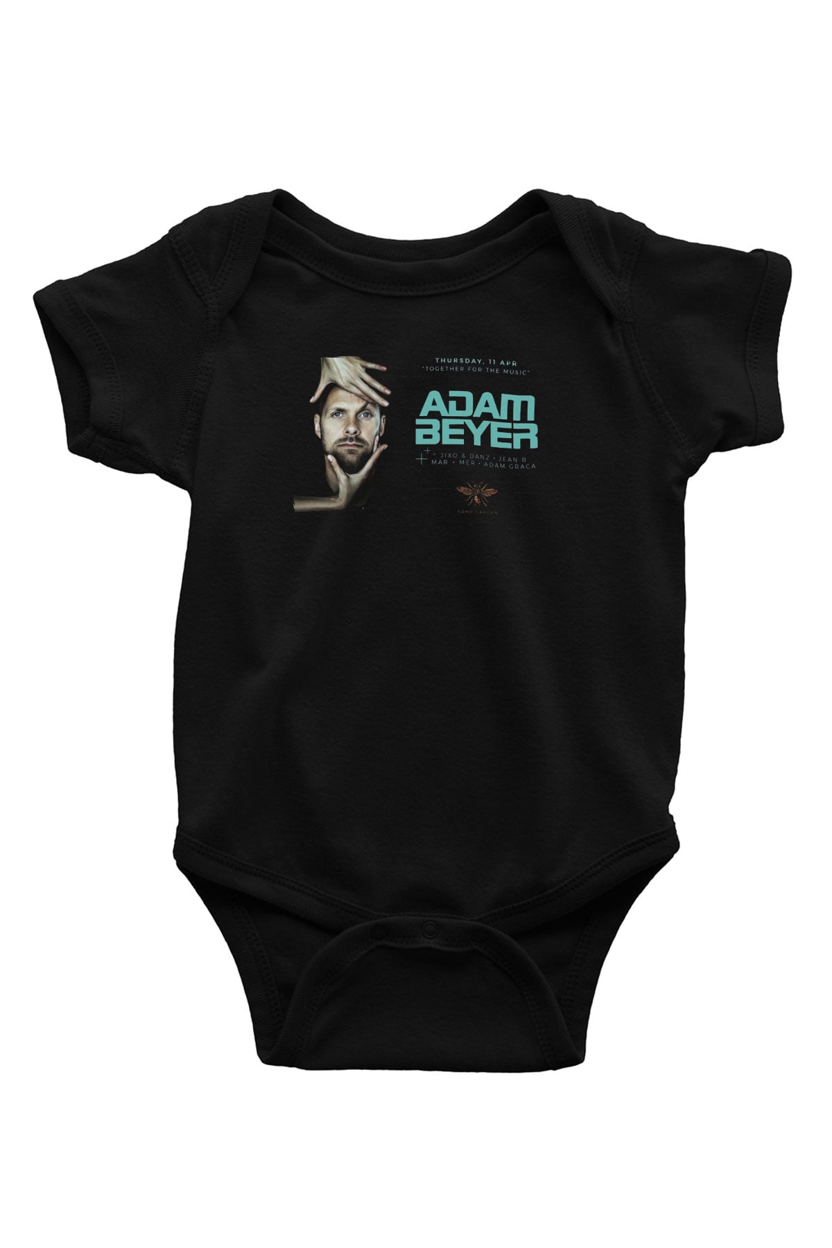 Adam Beyer Siyah Bebek Body - Zıbın