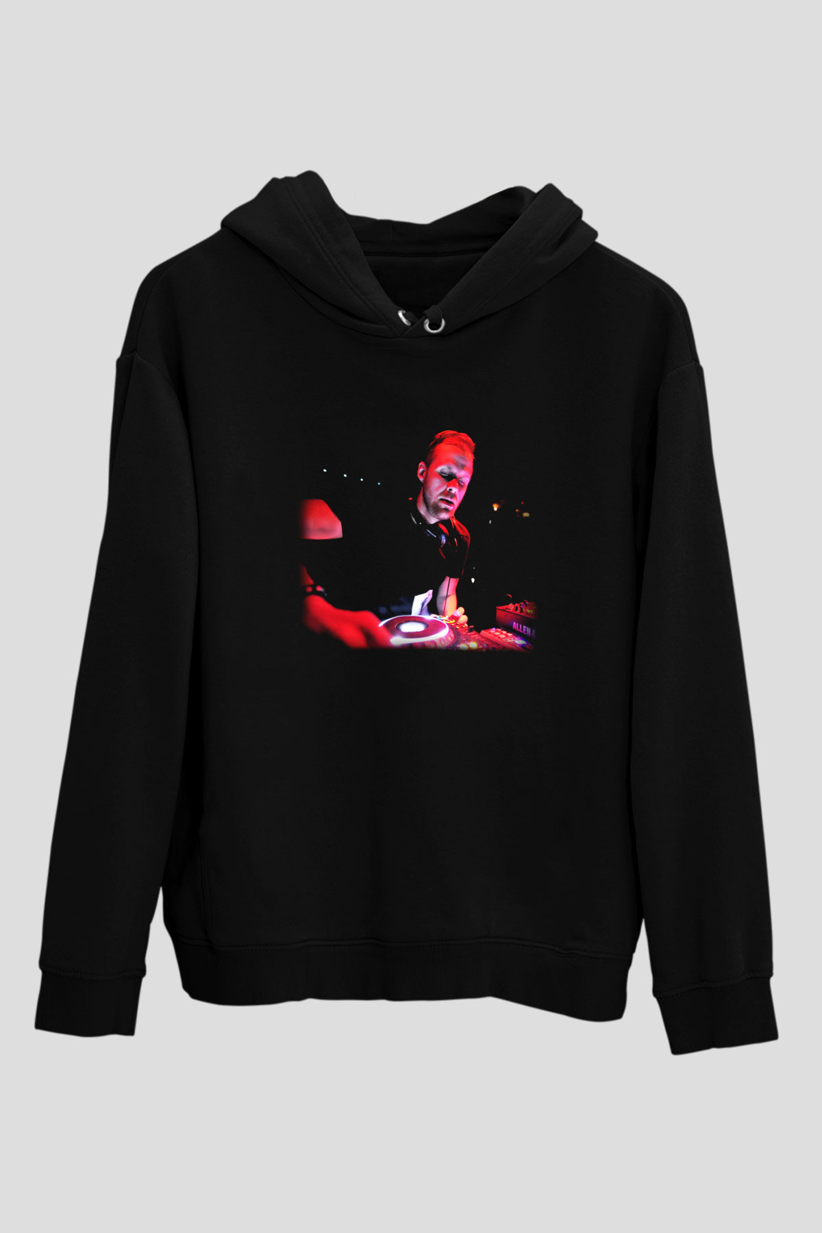 Adam Beyer Siyah Unisex Hoodie
