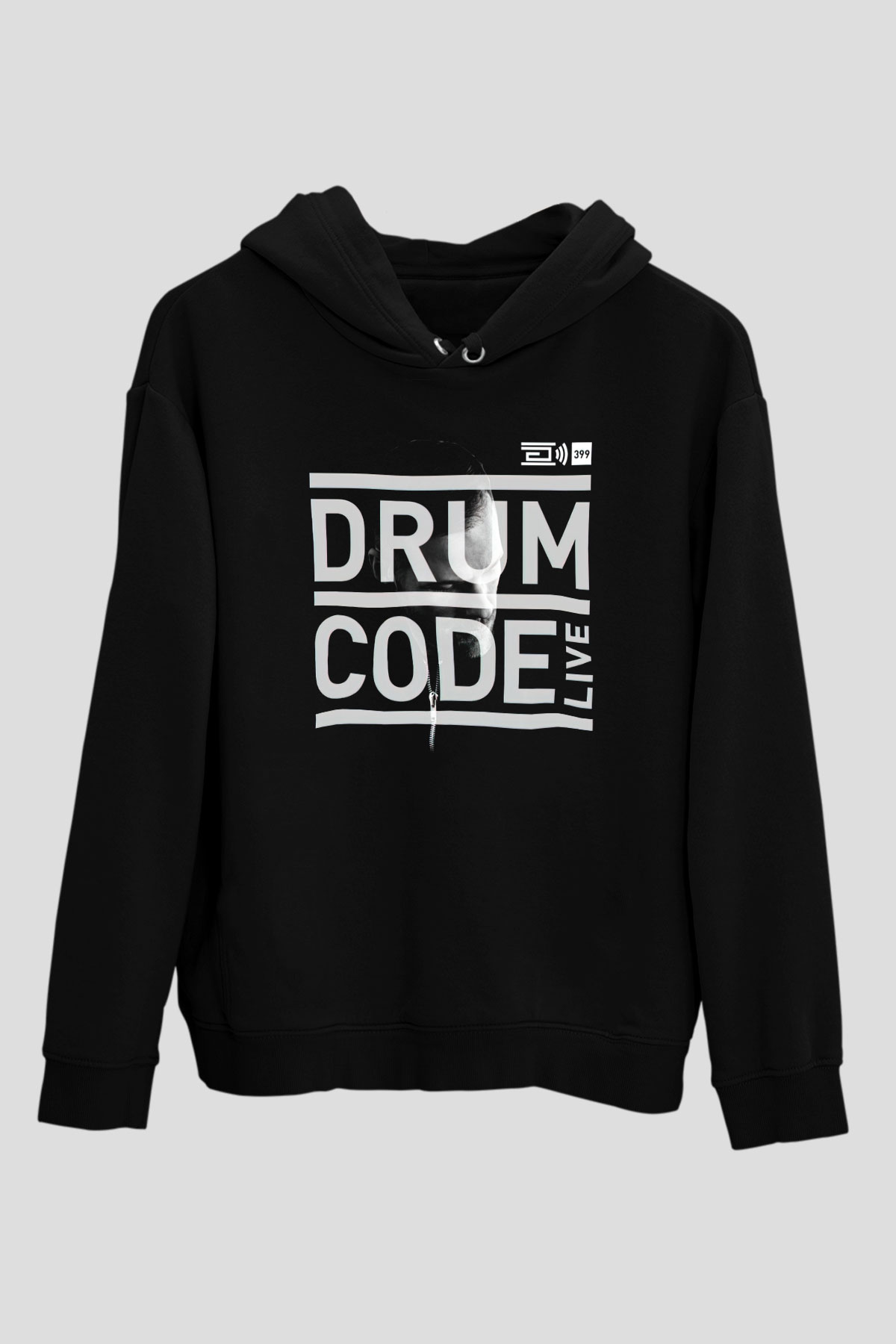 Adam Beyer Siyah Unisex Kapüşonlu Sweatshirt