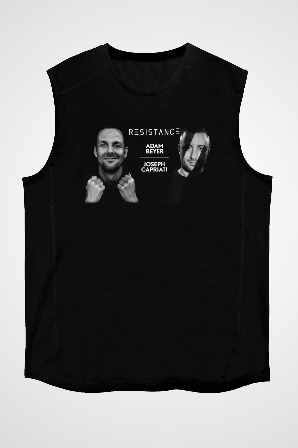 Adam Beyer Siyah Unisex Kolsuz Tişört