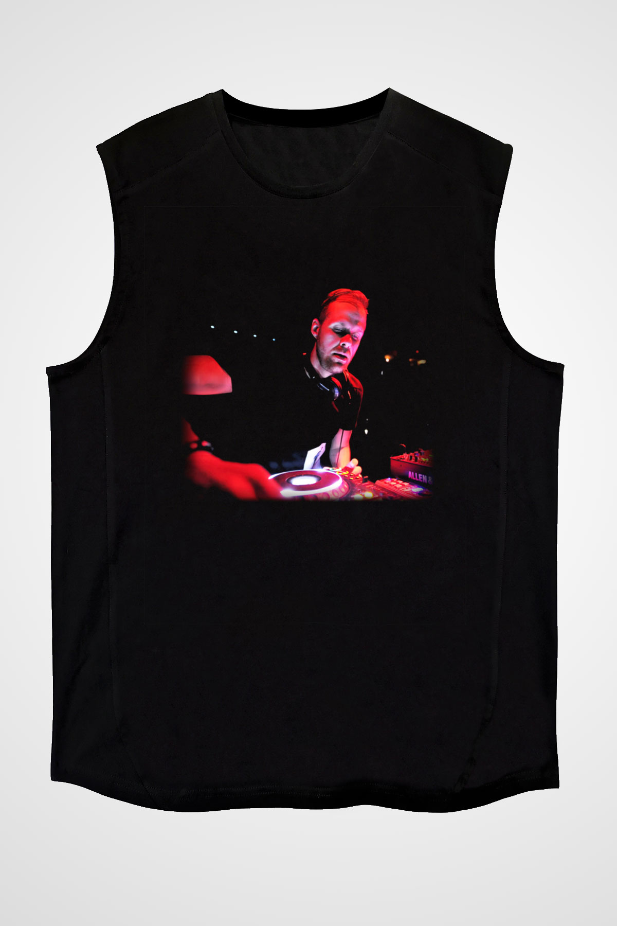 Adam Beyer Siyah Unisex Kolsuz Tişört
