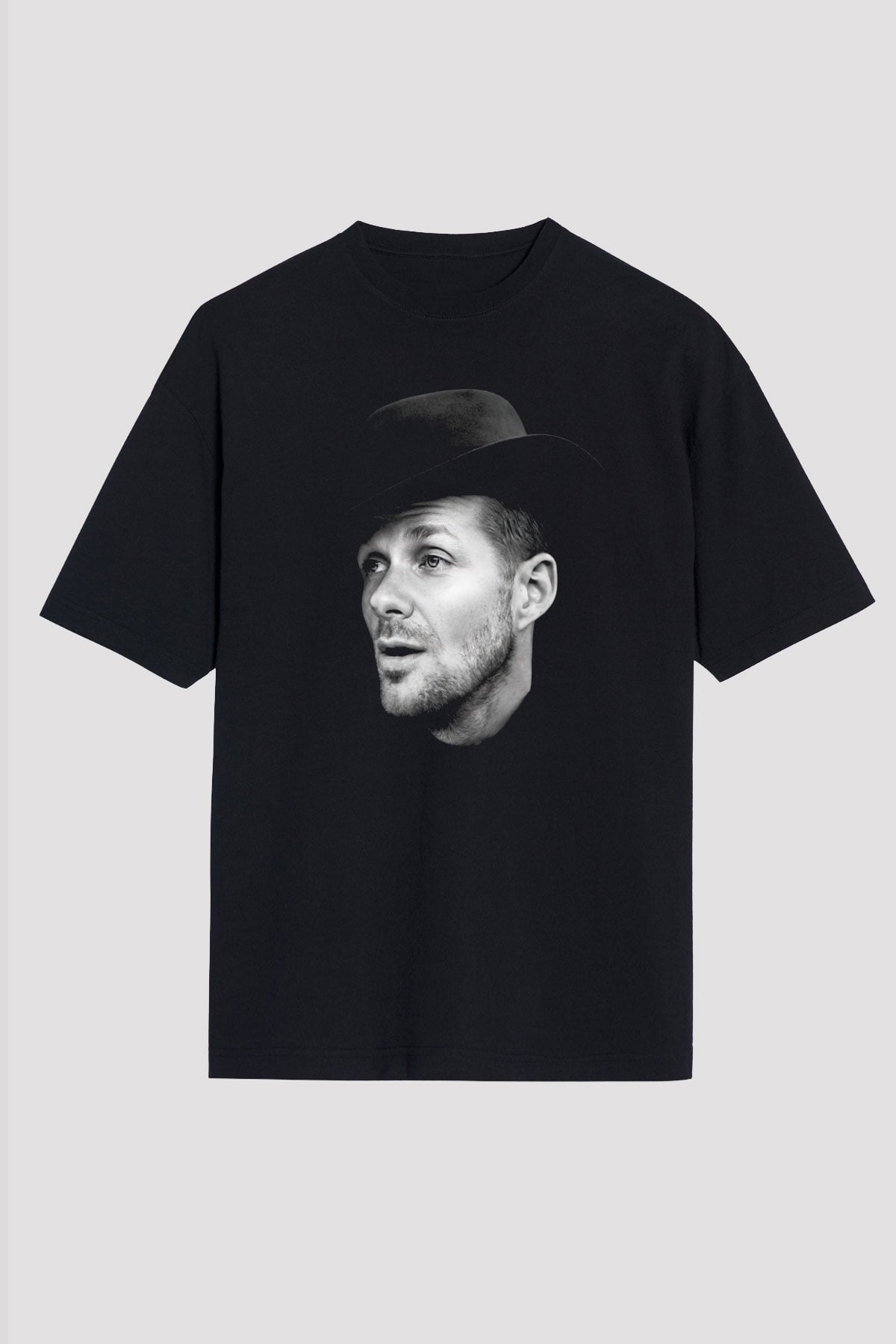 Adam Beyer Siyah Unisex Oversize Tişört T-Shirt