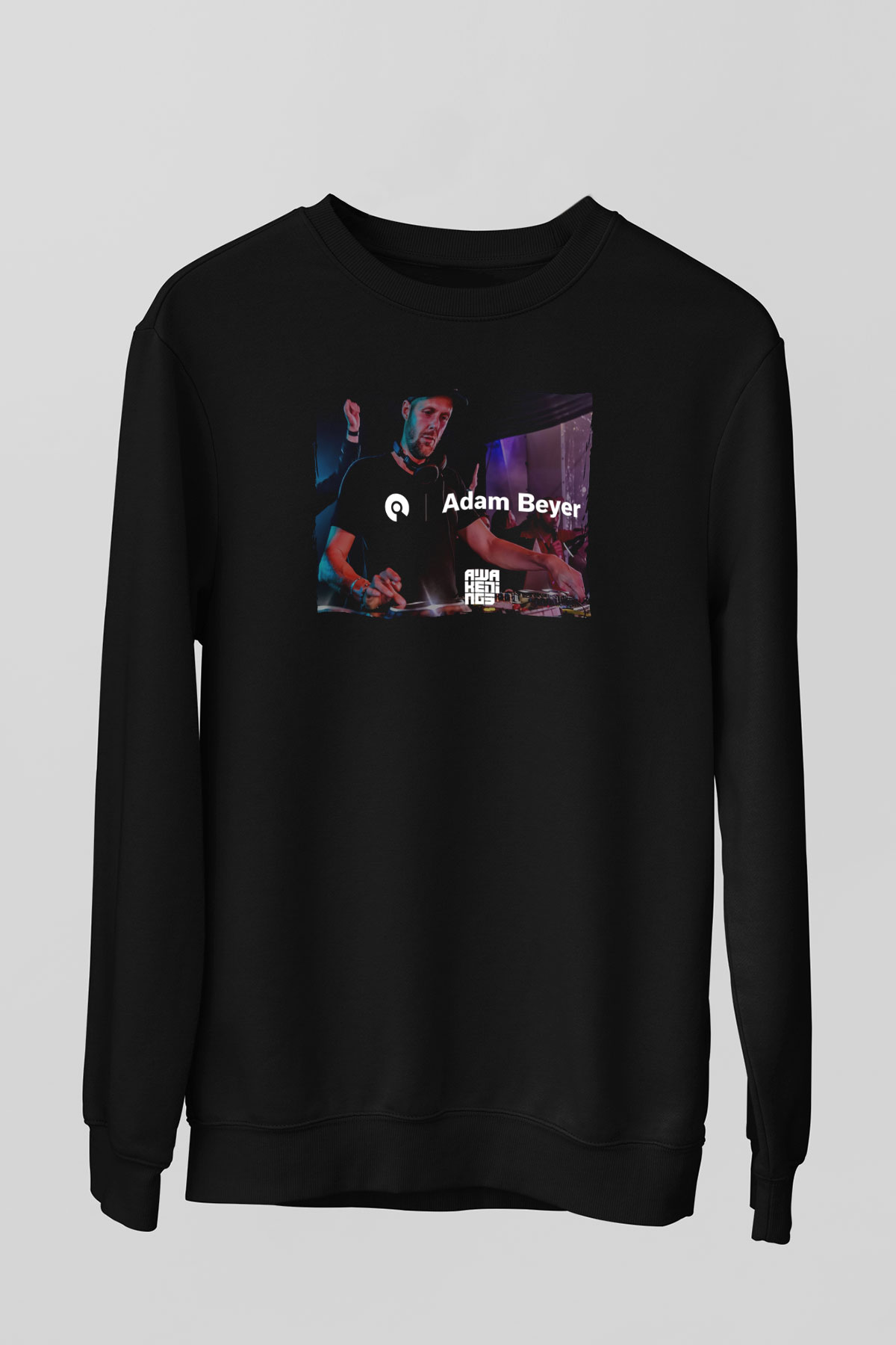 Adam Beyer Siyah Unisex Sweatshirt