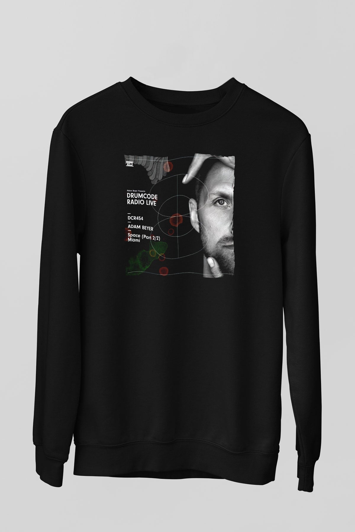 Adam Beyer Siyah Unisex Sweatshirt