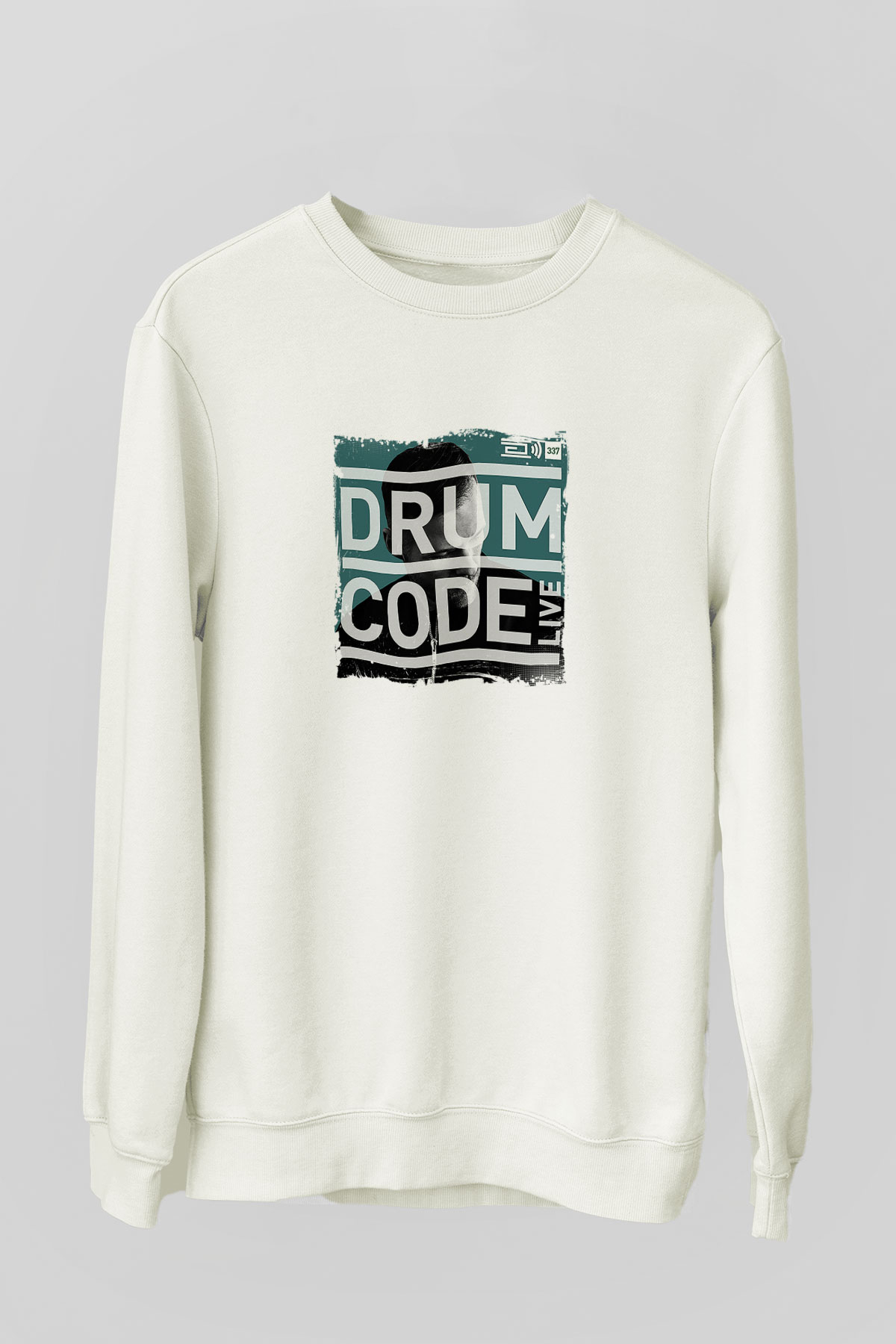 Adam BeyerBaskılı Beyaz Sweatshirt