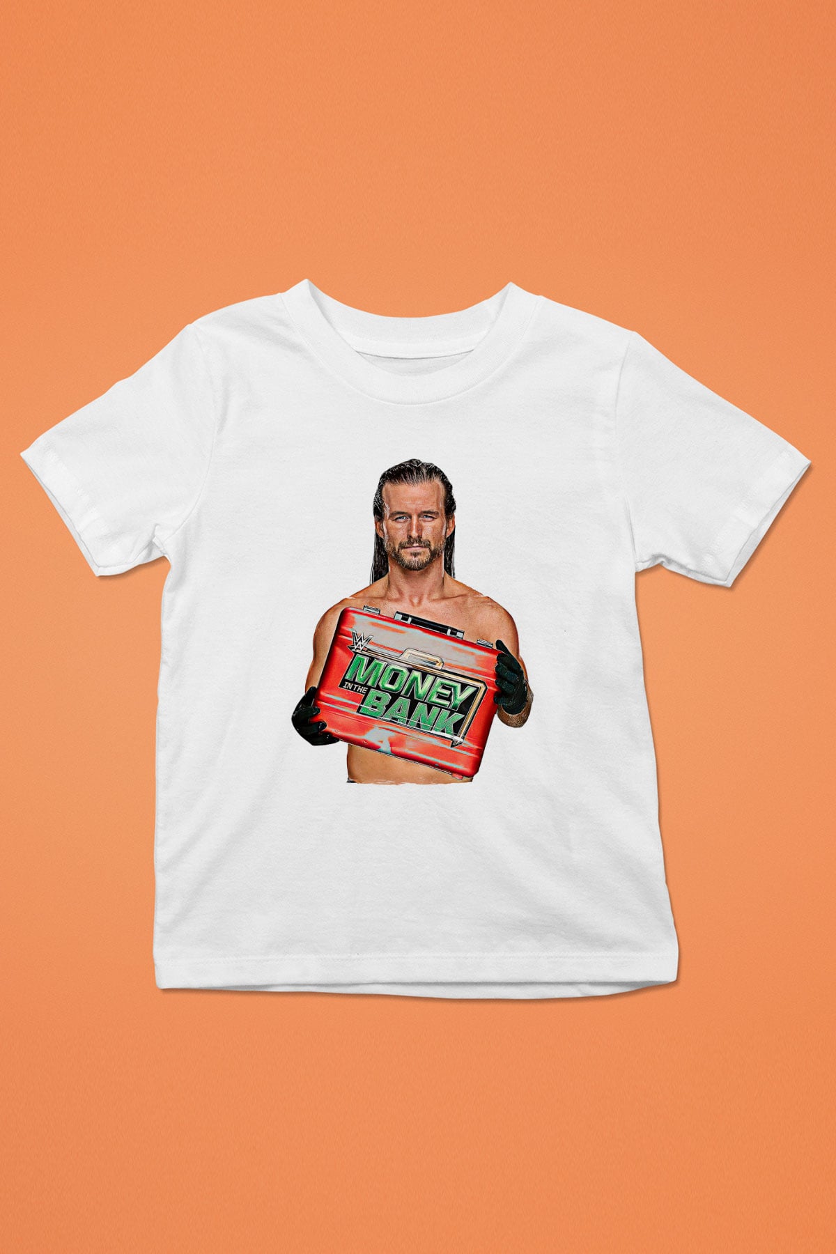 Adam Cole Baskılı Beyaz Unisex Beyaz Çocuk Tişört - Tshirt