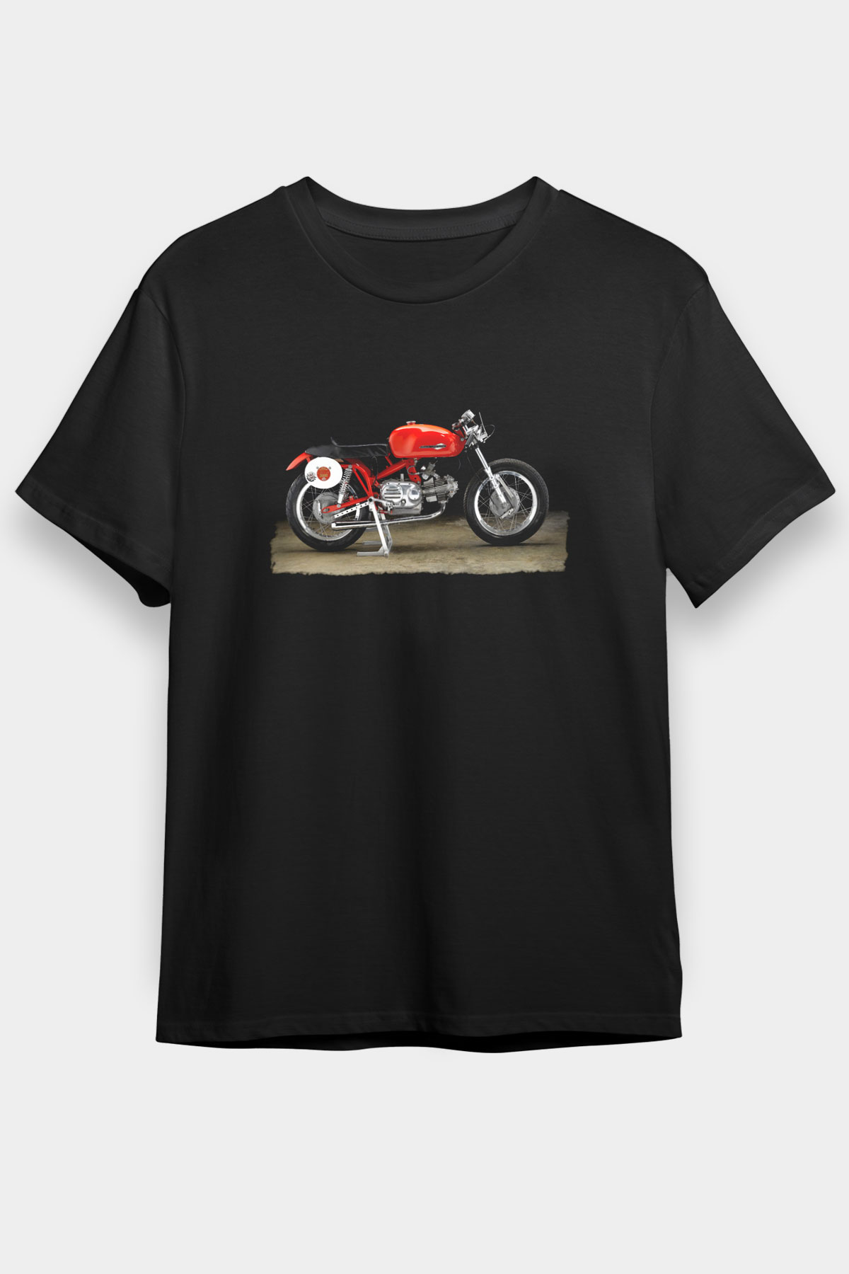 Aermacchi Siyah Unisex Graphic Tee - STREETWEAR