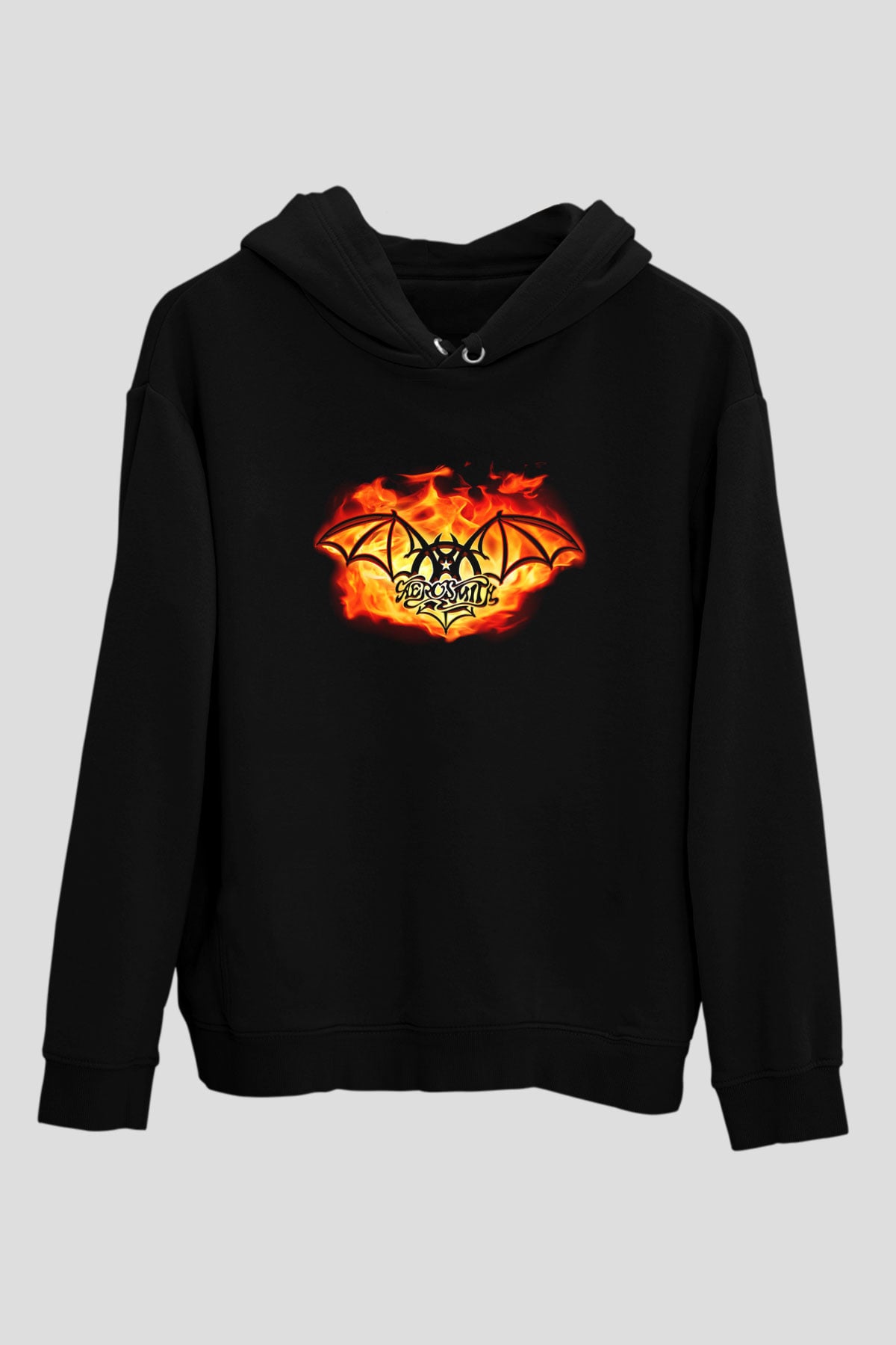 Aerosmith Siyah Unisex Hoodie