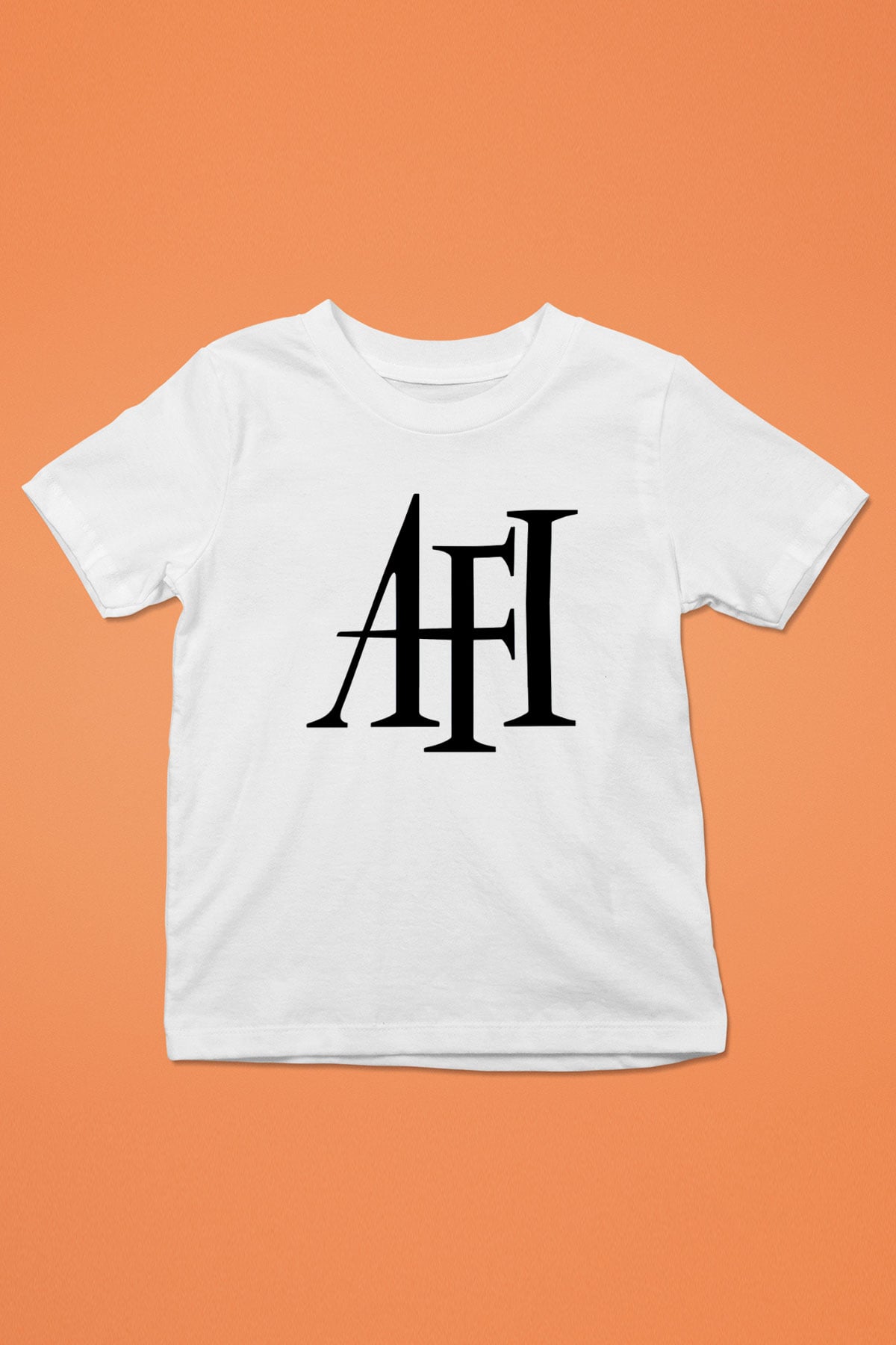 Afi Baskılı Beyaz Unisex Çocuk Tişört