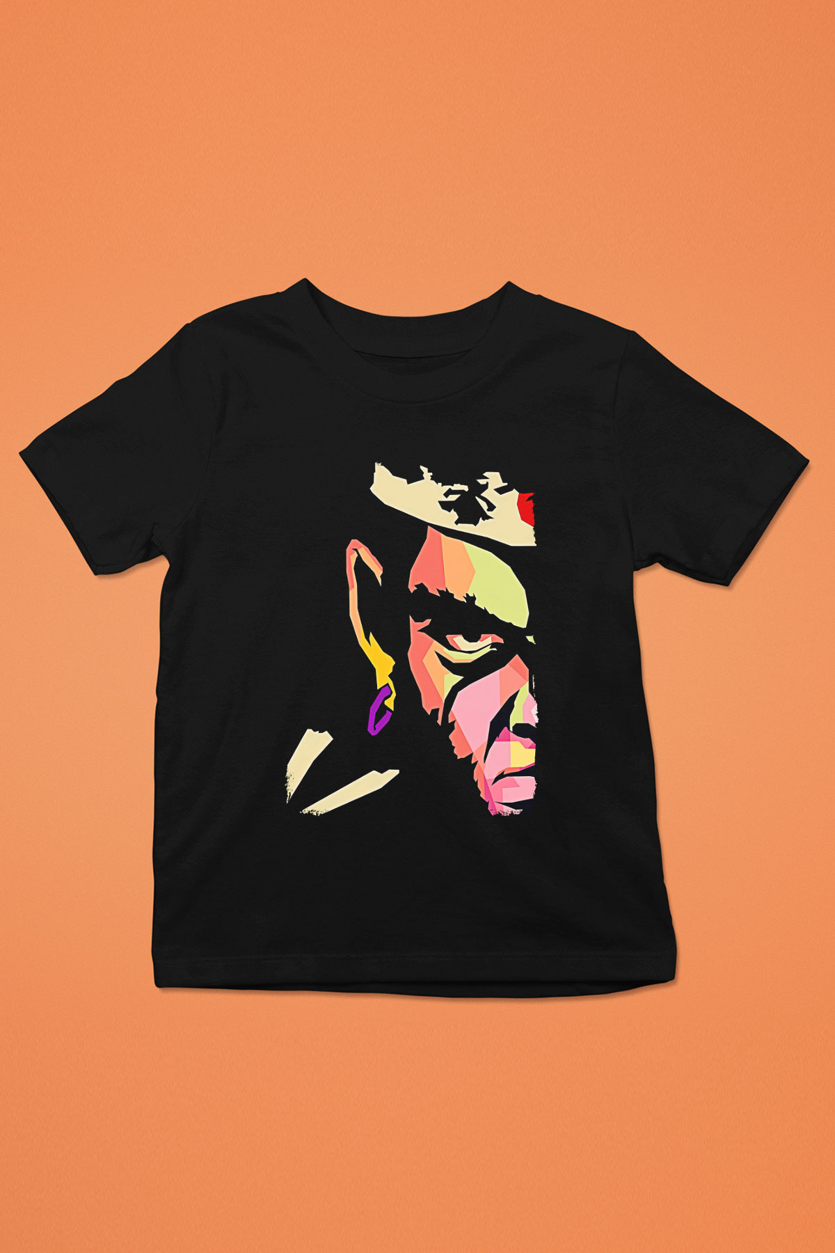 Afro Samurai Baskılı Unisex Siyah Çocuk Tişört - Tshirt