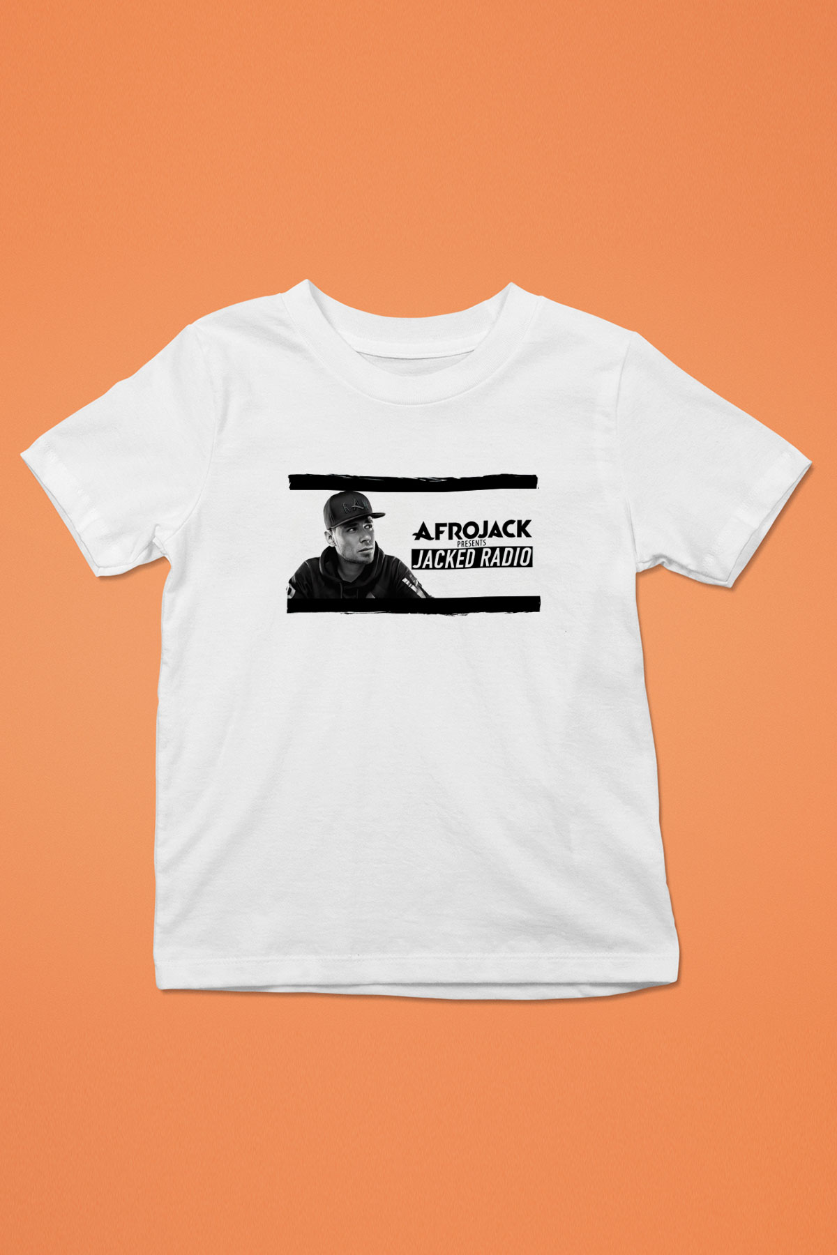 Afrojack Beyaz Unisex Çocuk Tişört