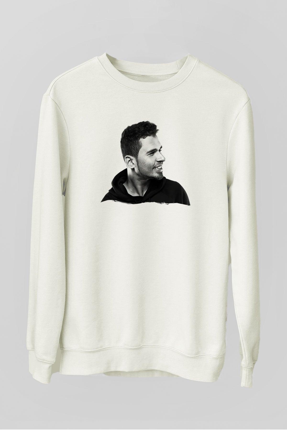 Afrojack Beyaz Unisex Sweatshirt