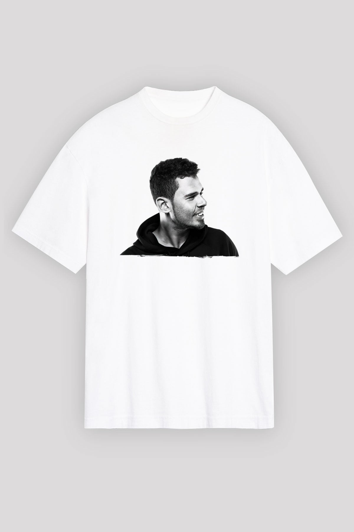 Afrojack Beyaz Unisex Tişört T-Shirt - TişörtFabrikası