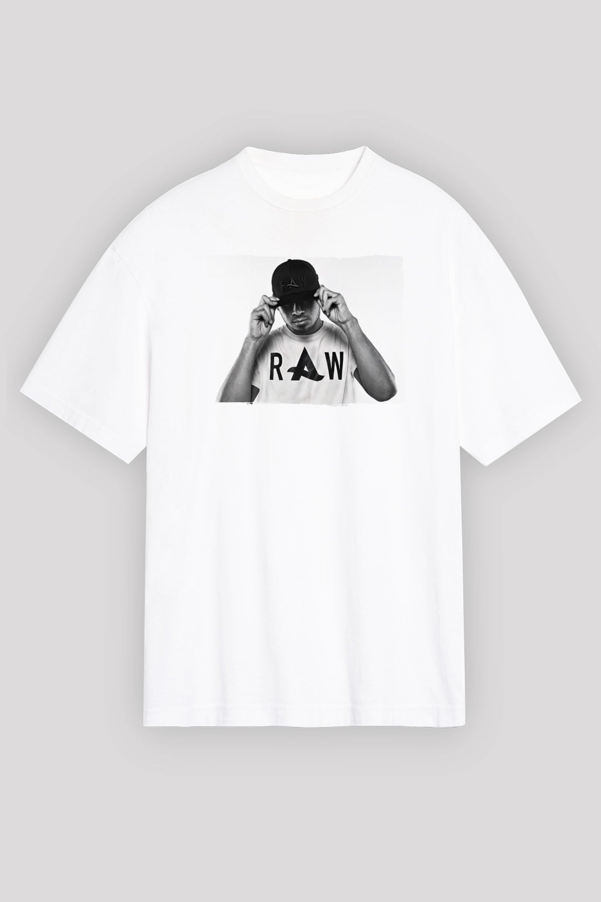 Afrojack Beyaz Unisex Tişört T-Shirt - TişörtFabrikası