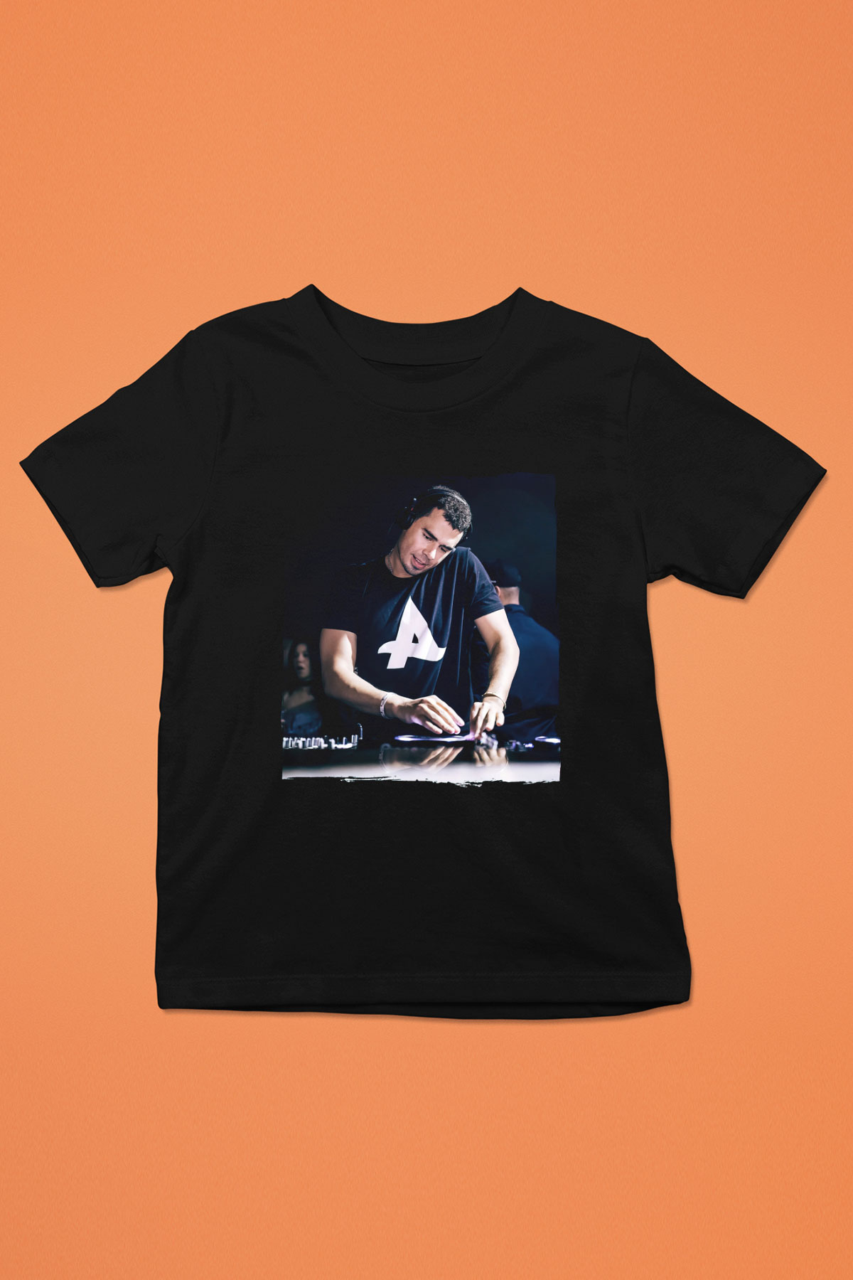 Afrojack Siyah Unisex Çocuk Tişört