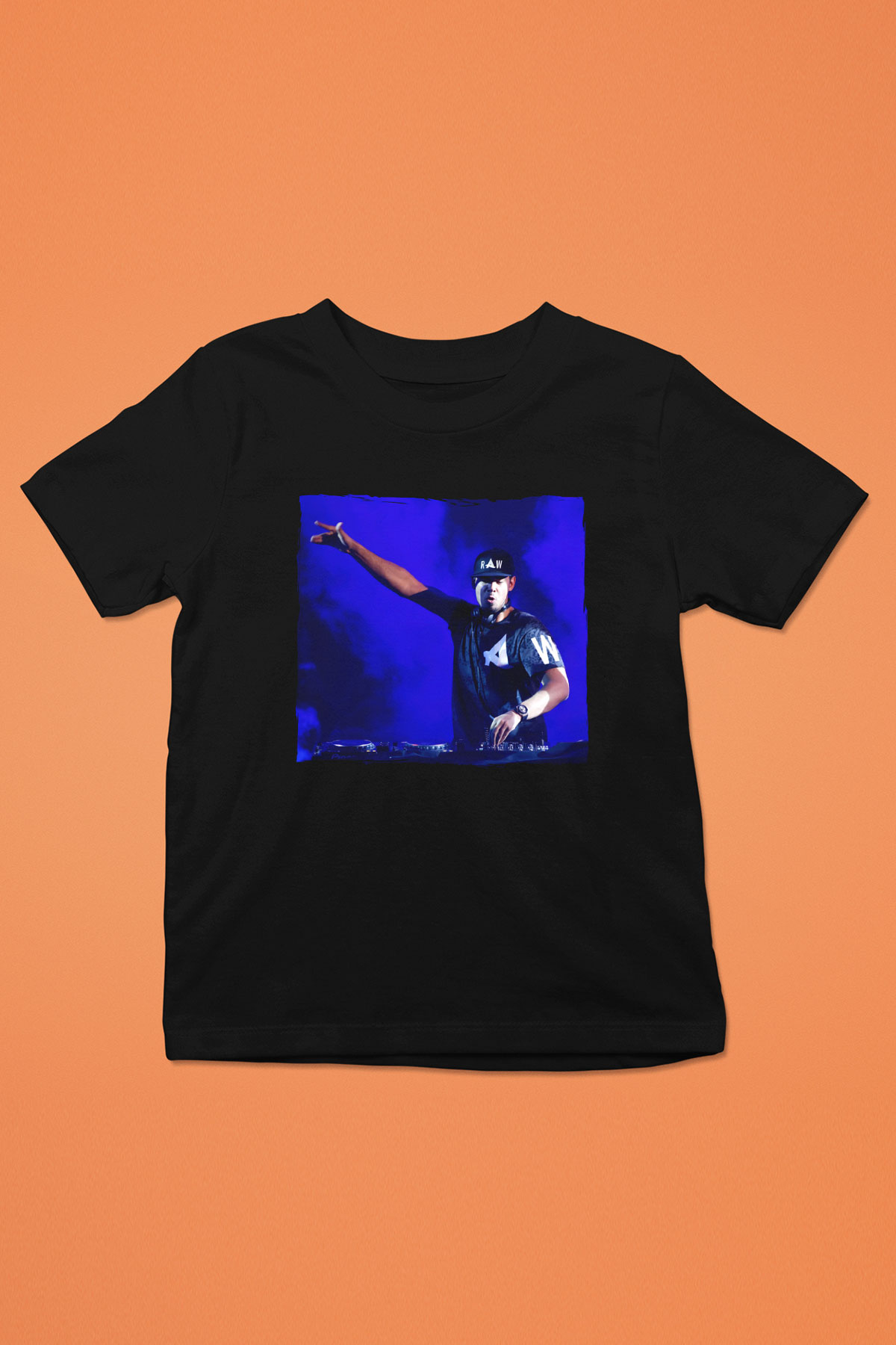 Afrojack Siyah Unisex Çocuk Tişört