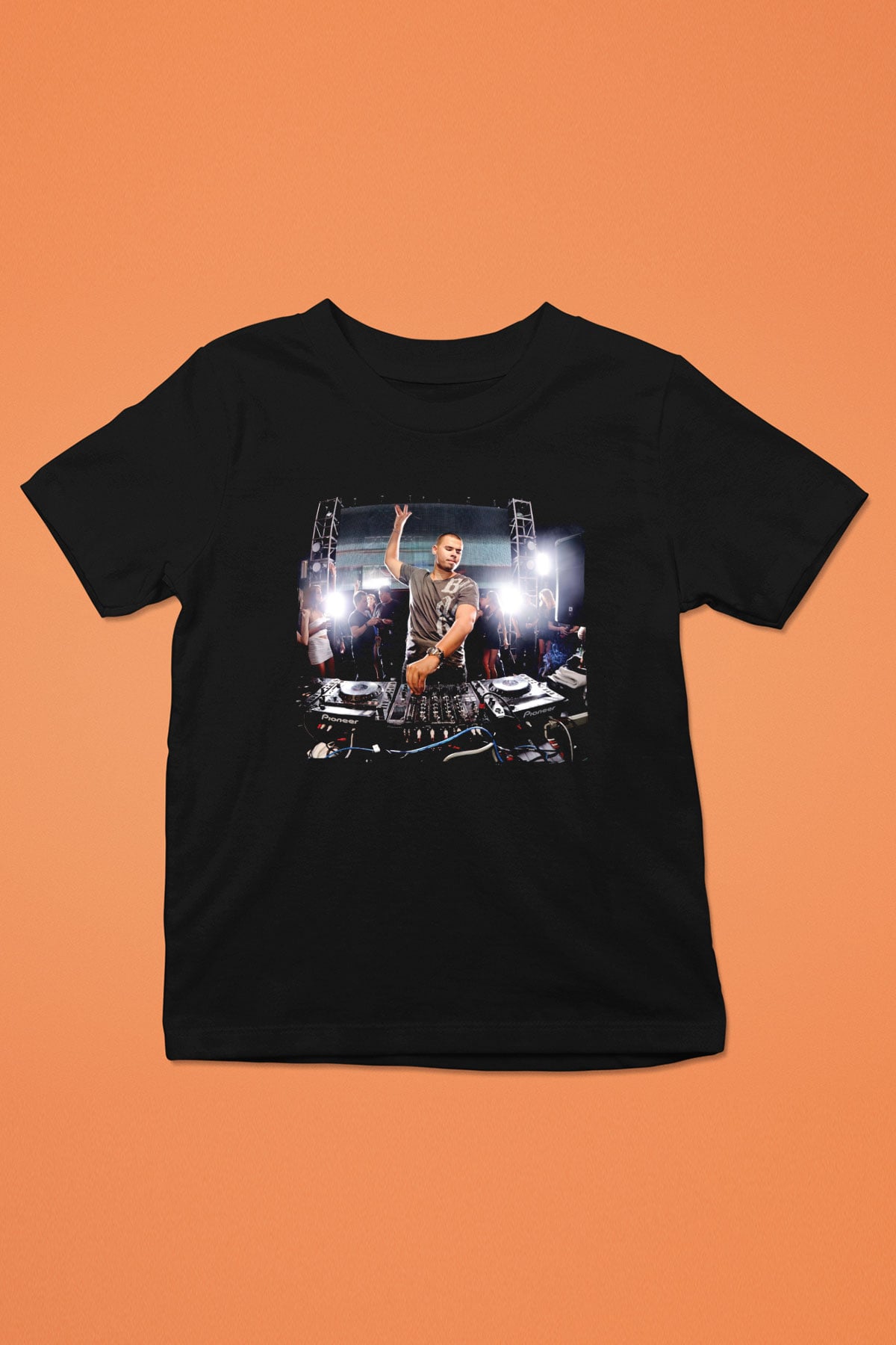 Afrojack Siyah Unisex Çocuk Tişört