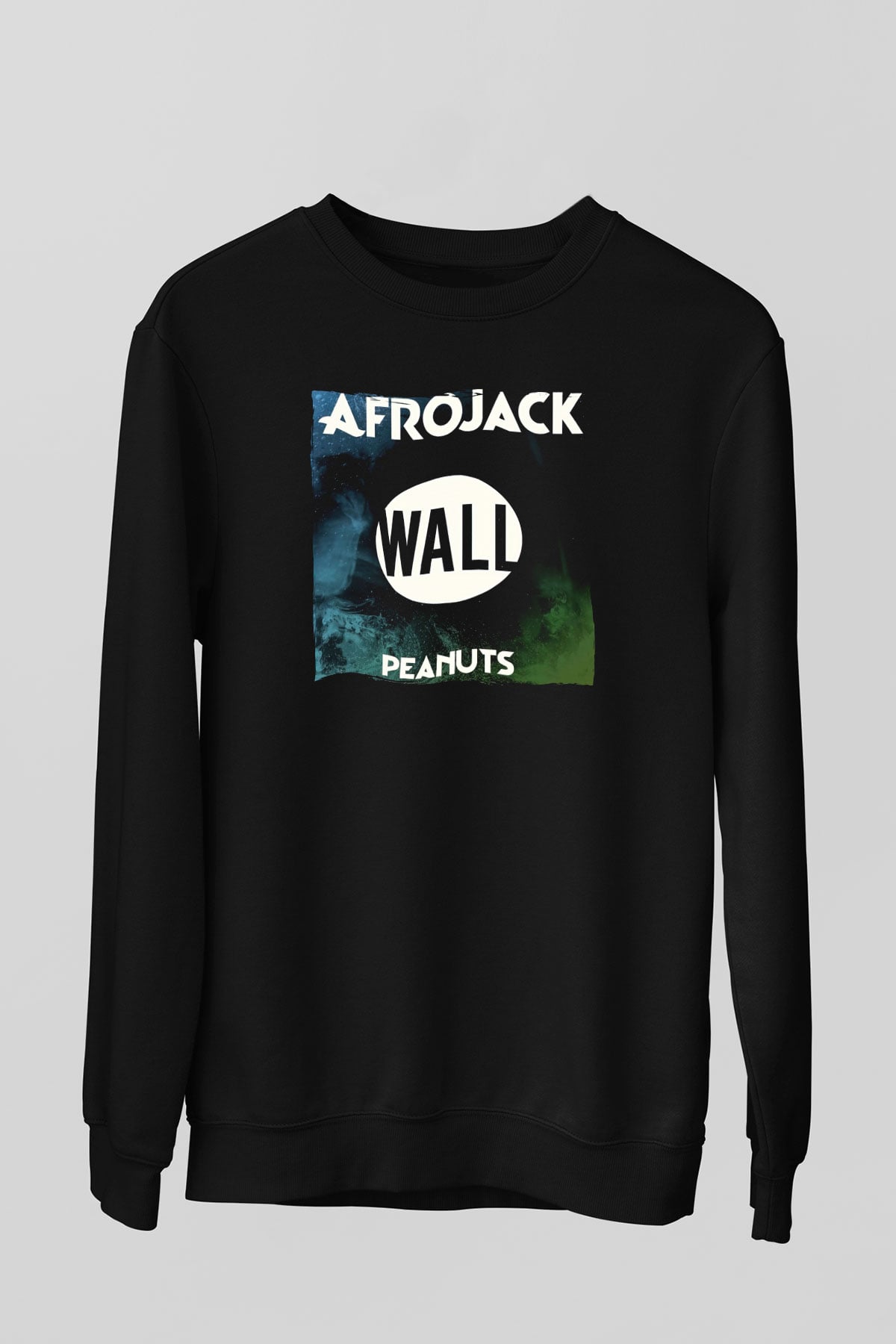Afrojack Siyah Unisex Sweatshirt