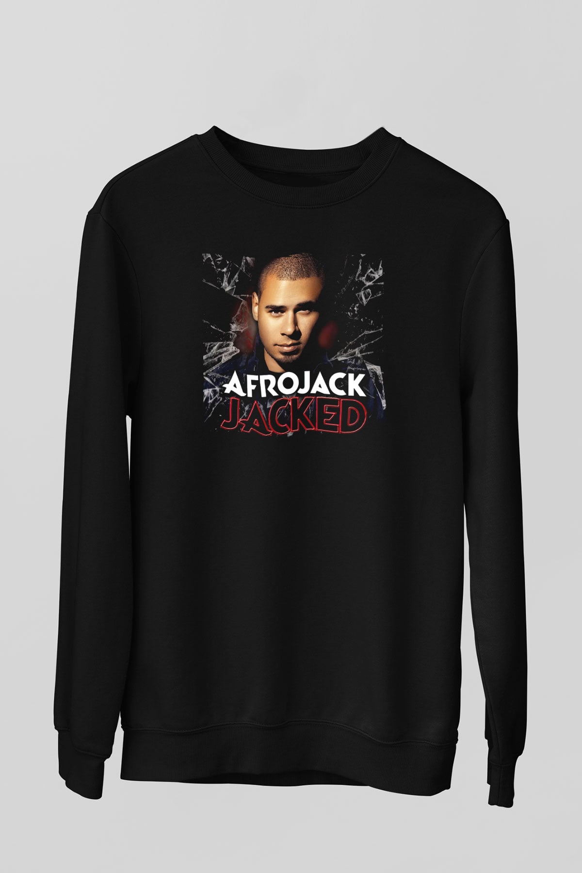 Afrojack Siyah Unisex Sweatshirt
