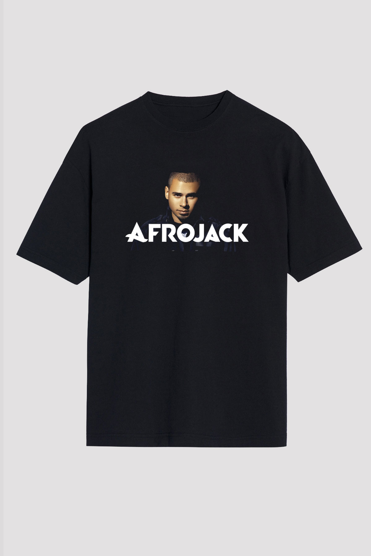 Afrojack Siyah Unisex Tişört T-Shirt - TişörtFabrikası