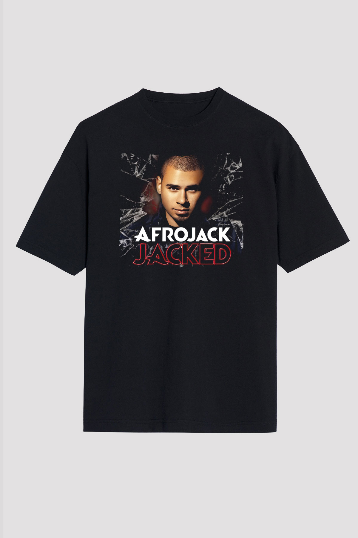 Afrojack Siyah Unisex Tişört T-Shirt - TişörtFabrikası