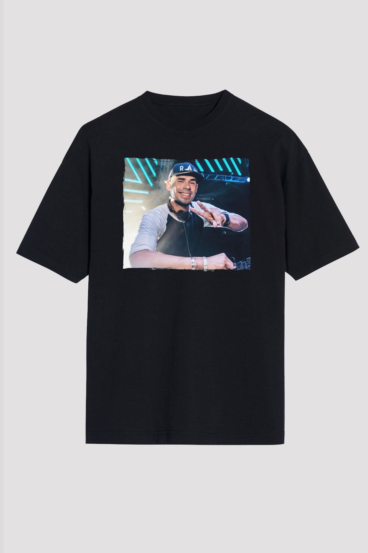 Afrojack Siyah Unisex Tişört T-Shirt - TişörtFabrikası