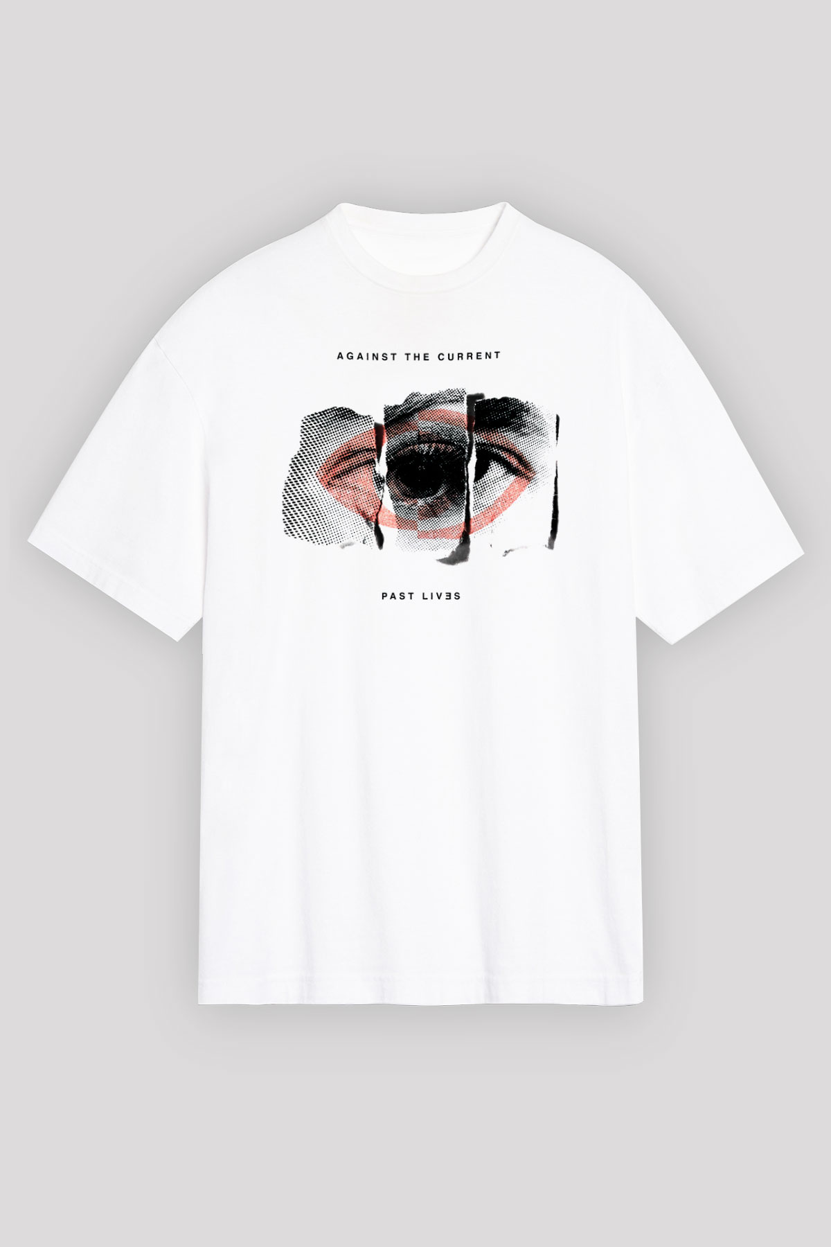 Against The Current Beyaz Unisex Tişört T-Shirt - TişörtFabrikası