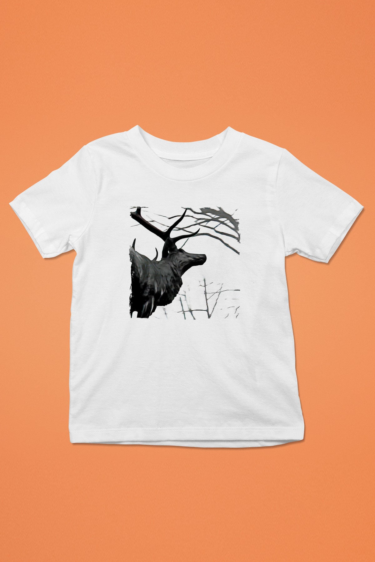Agalloch Baskılı Beyaz Unisex Beyaz Çocuk Tişört - Tshirt